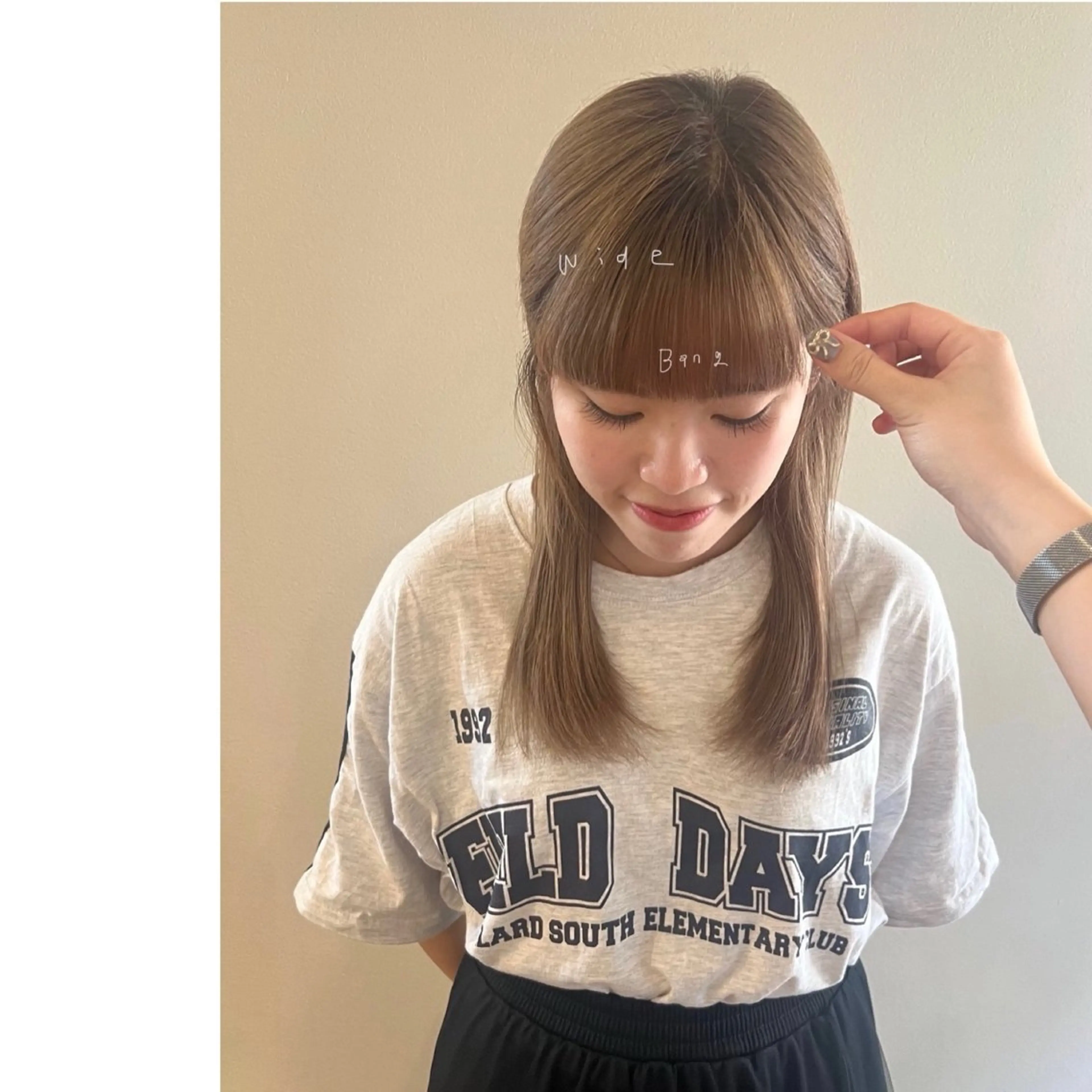 セミロング ワイドバング PORT所属・結菜 / portのヘアスタイル