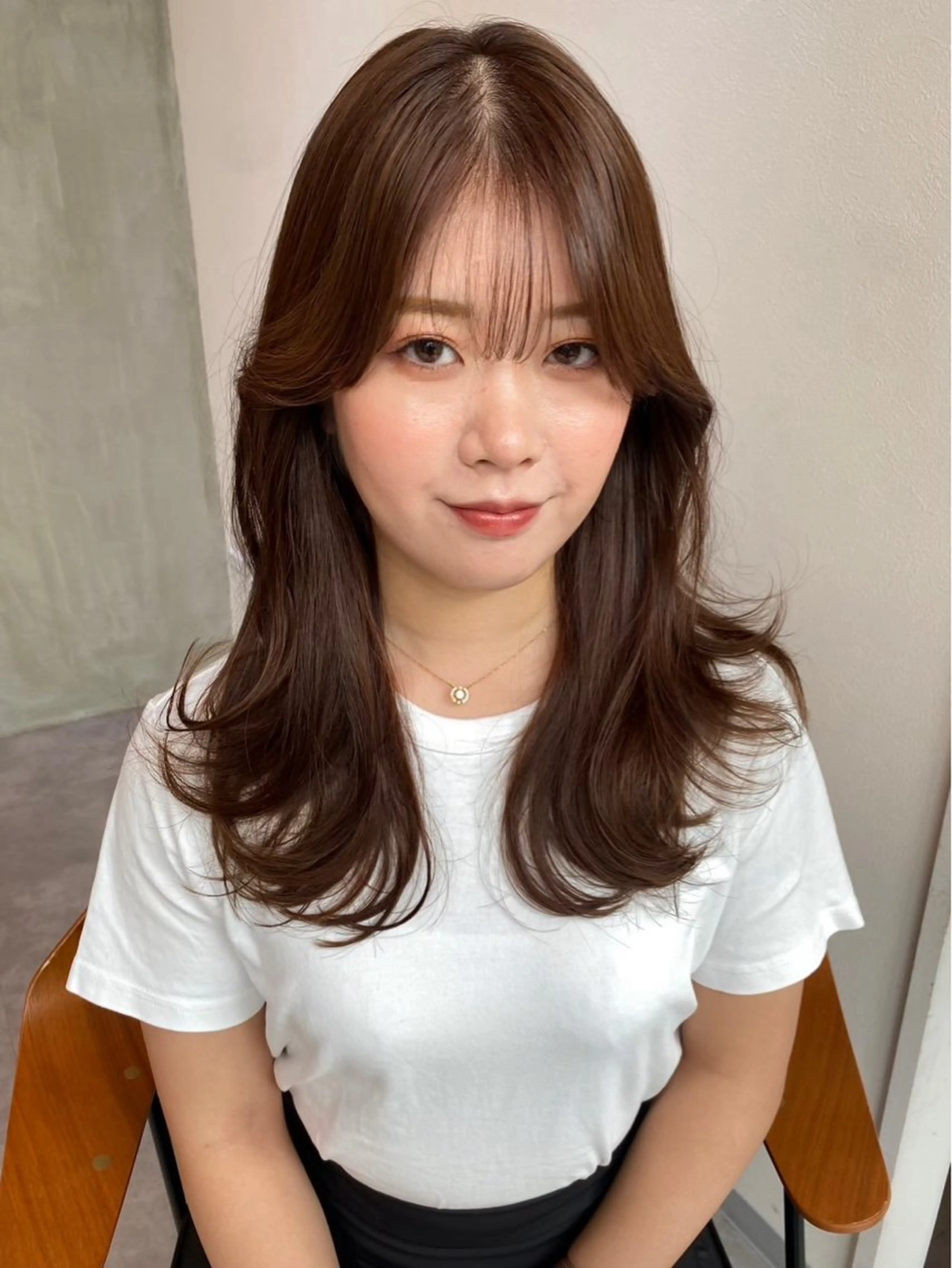 ロング GIEN Nu ＋ 平馬和奈のヘアスタイル