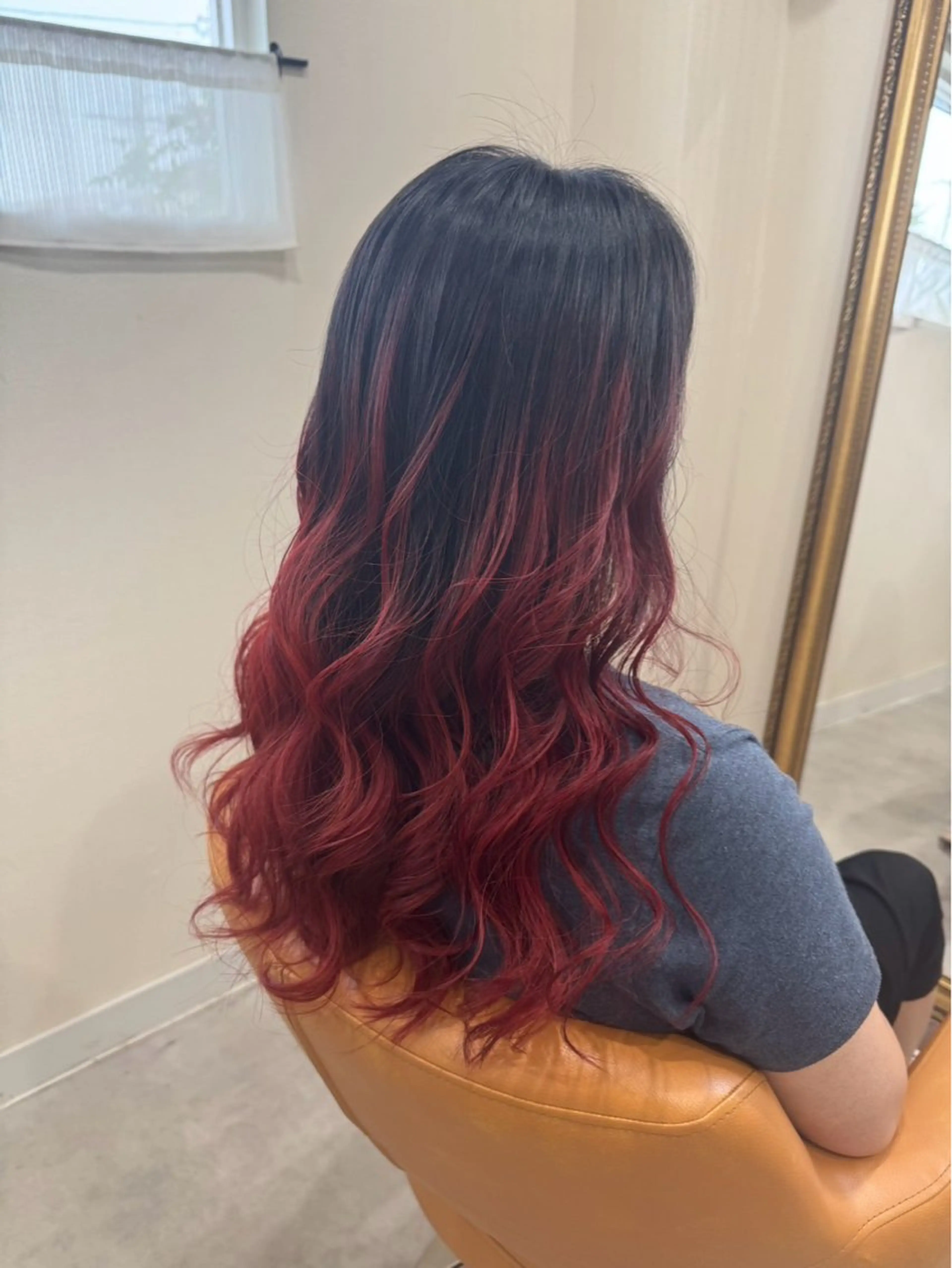 ロング カラー カット ヘアカラー トリートメント GO TODAY SHAiRE  SALON  名古屋店所属・miho 🌼🌼🌼のヘアスタイル