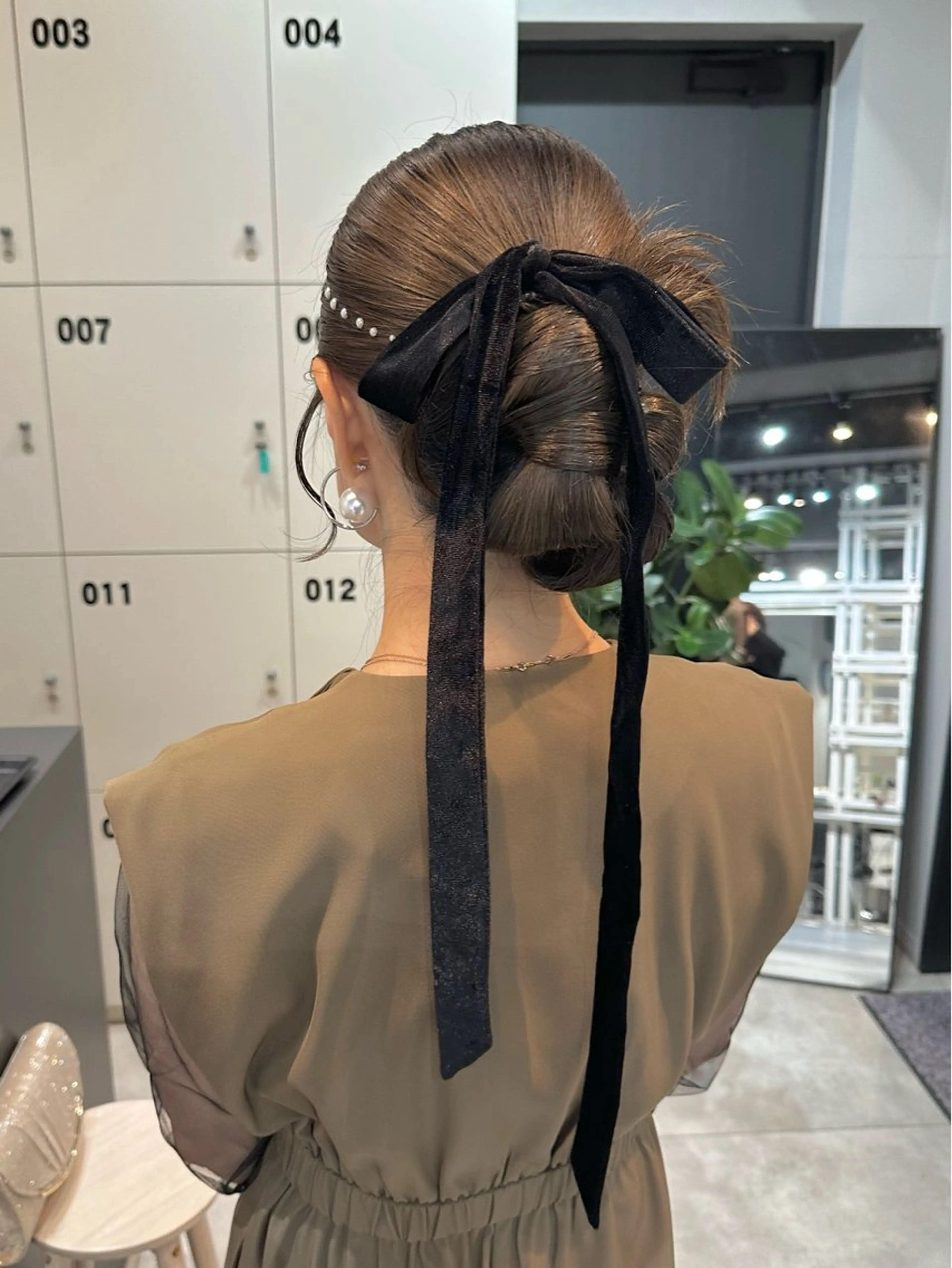 ヘアアレンジ ヘアセット 透明感カラー/ボブ /佐藤伶のヘアスタイル