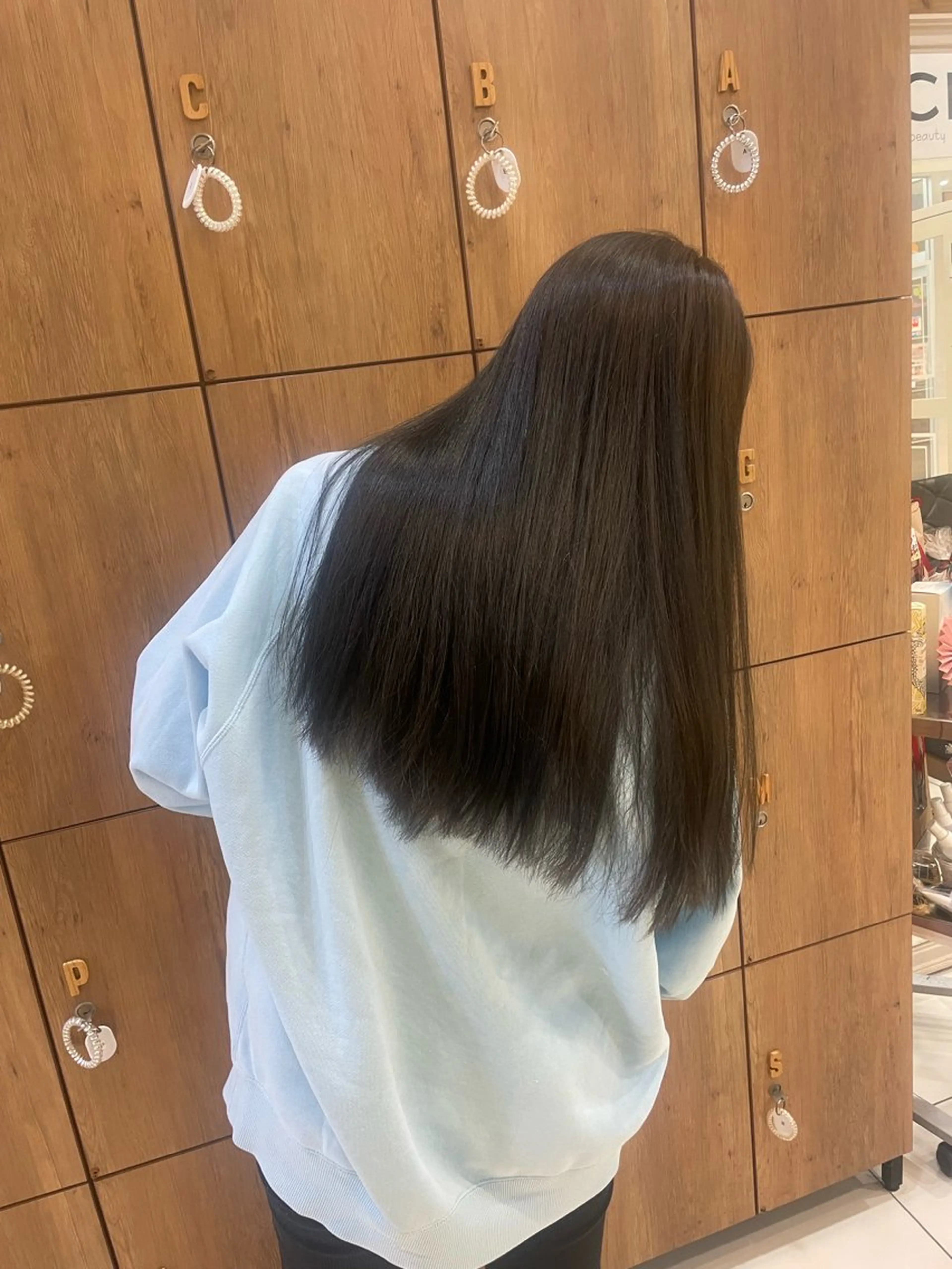 ロング 韓国カラー／エクステ 松戸梨杏のヘアスタイル