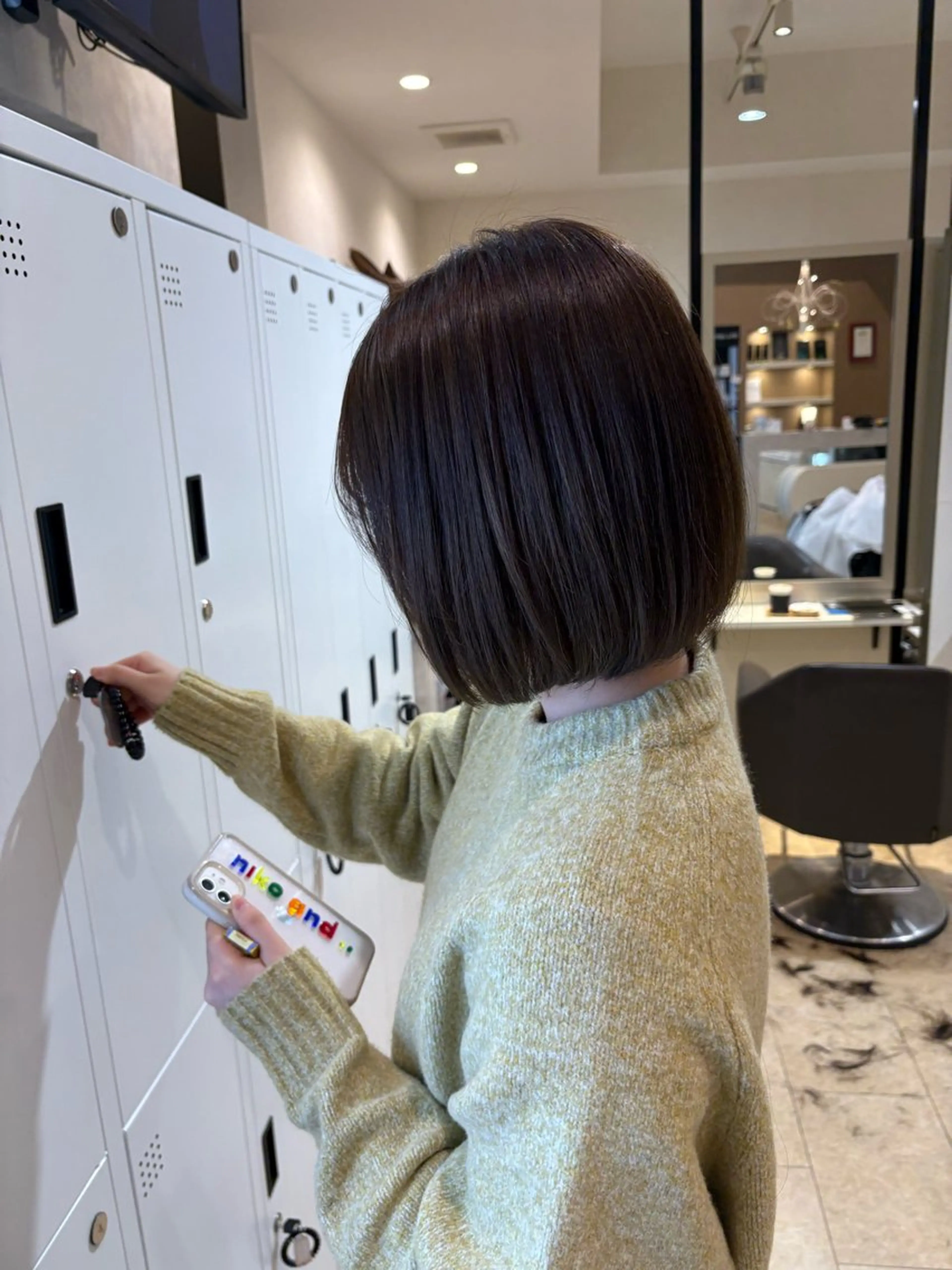 ミディアム あいり 福岡美容師のヘアスタイル