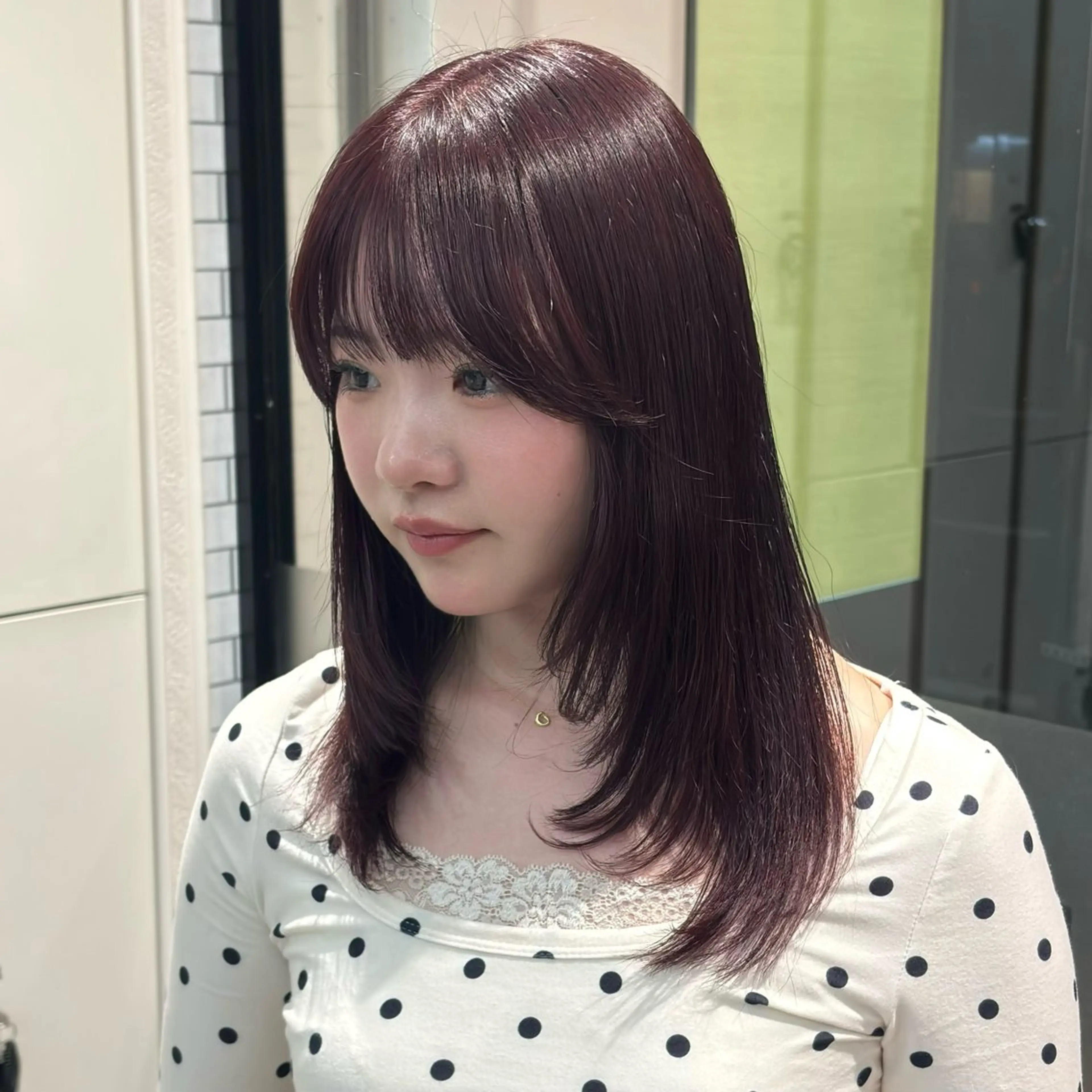 カラー カット 透明感カラー/ レイヤーカット/麻咲のヘアスタイル