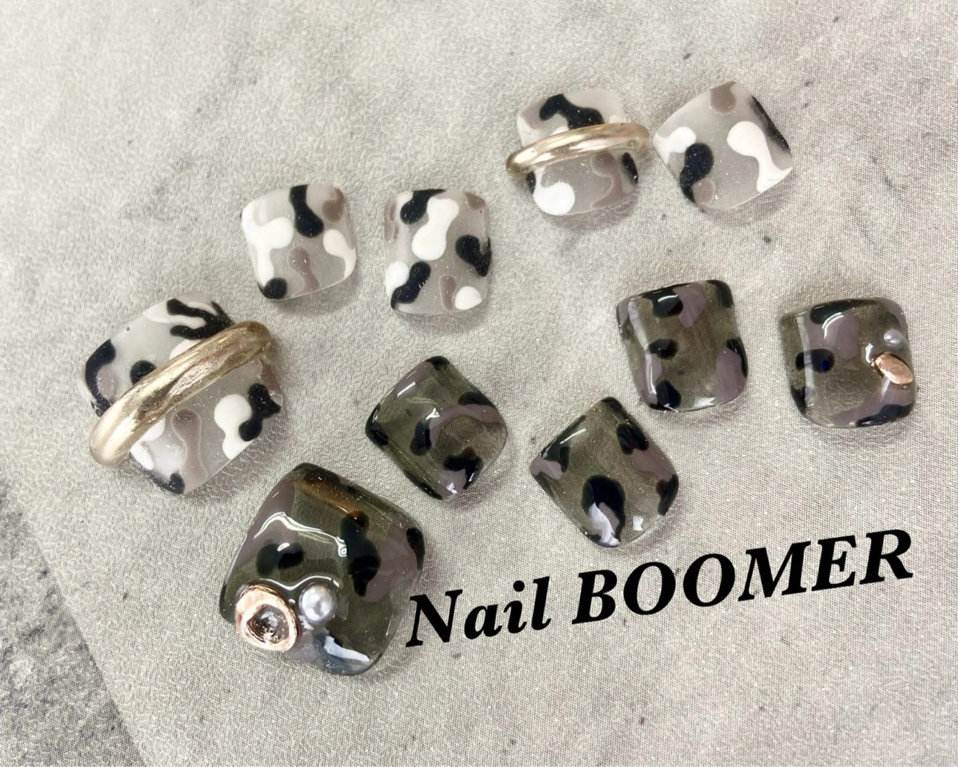 ネイル フットネイル ネイル ブーマーのネイルデザイン