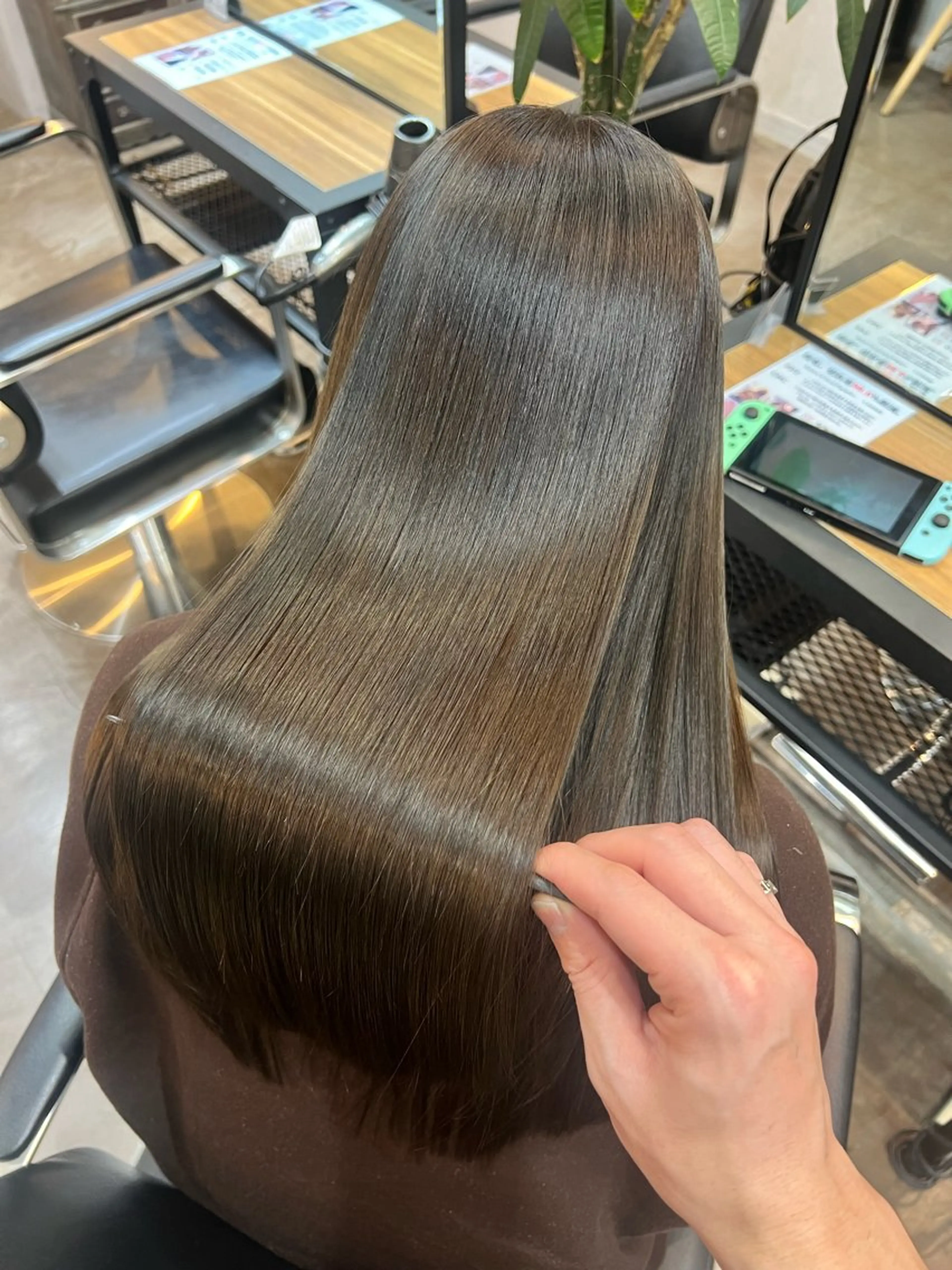 セミロング 縮毛矯正 縮毛矯正 トリートメント ar clip所属・表参道/透明感カラー /髪質改善/駿太のヘアスタイル