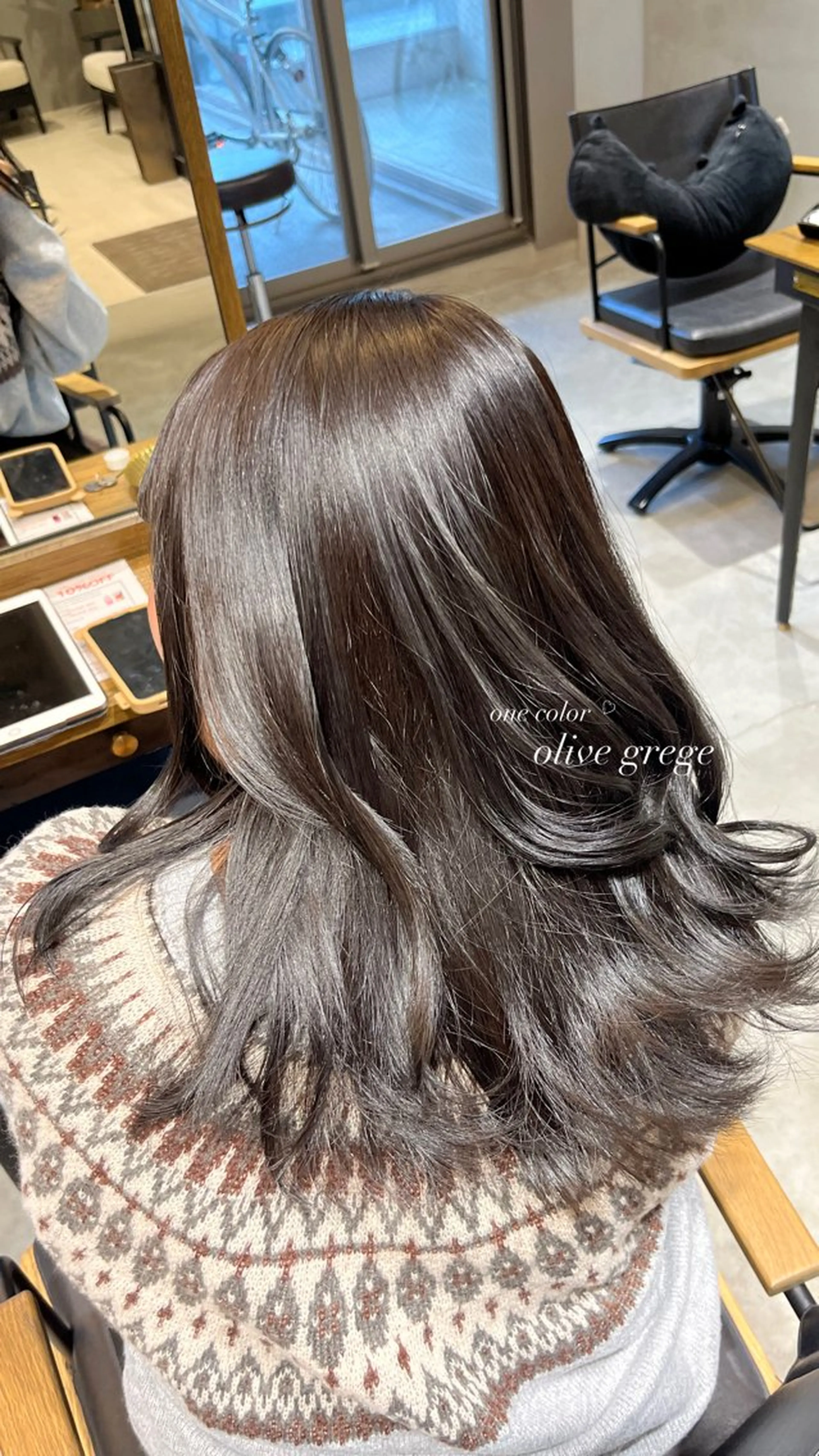 カラー 𝒎𝒐𝒆🩰 名駅/ヘアメ/暖色♡のヘアスタイル