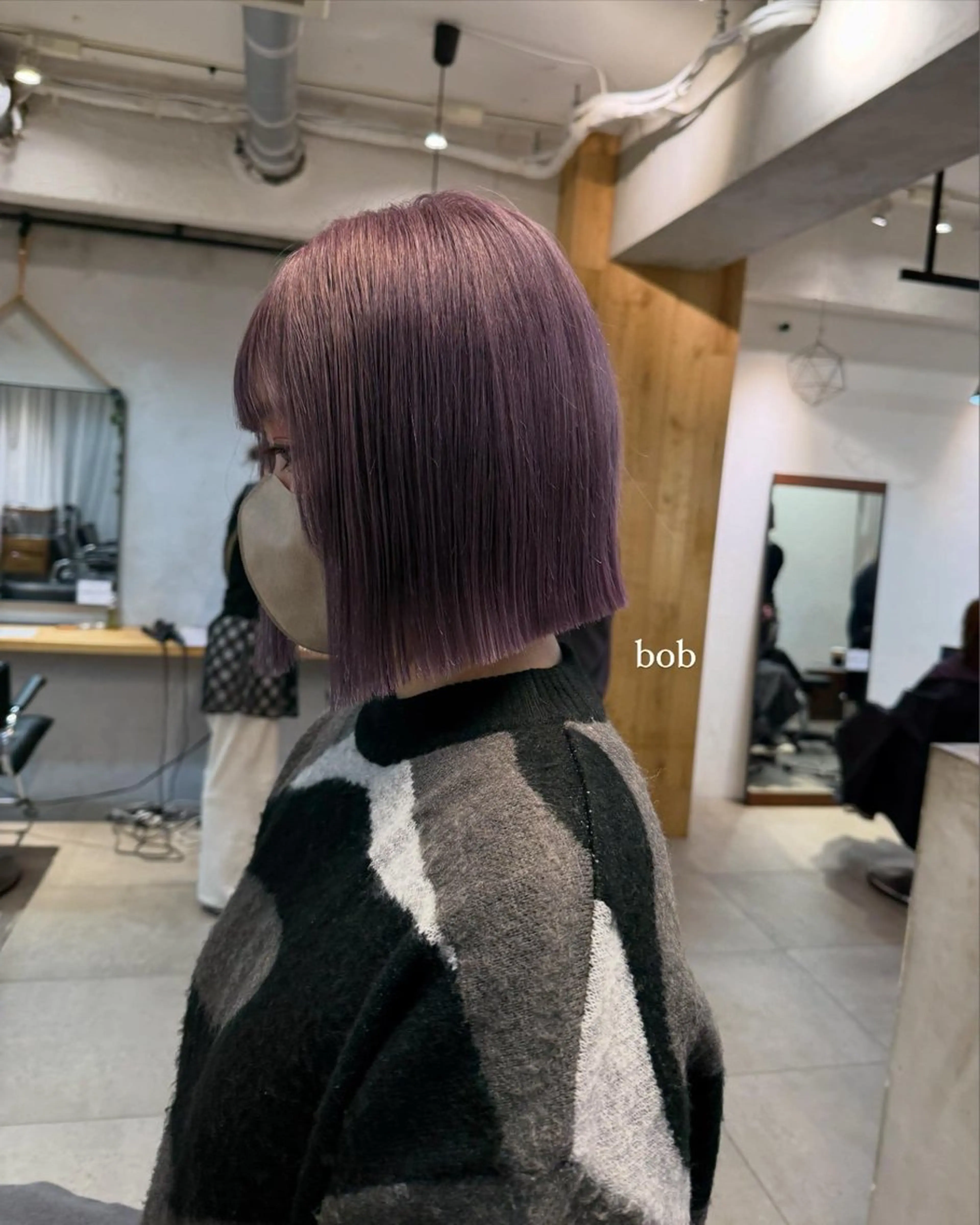 ショート カラー ミルクティー× グレージュMOMOのヘアスタイル