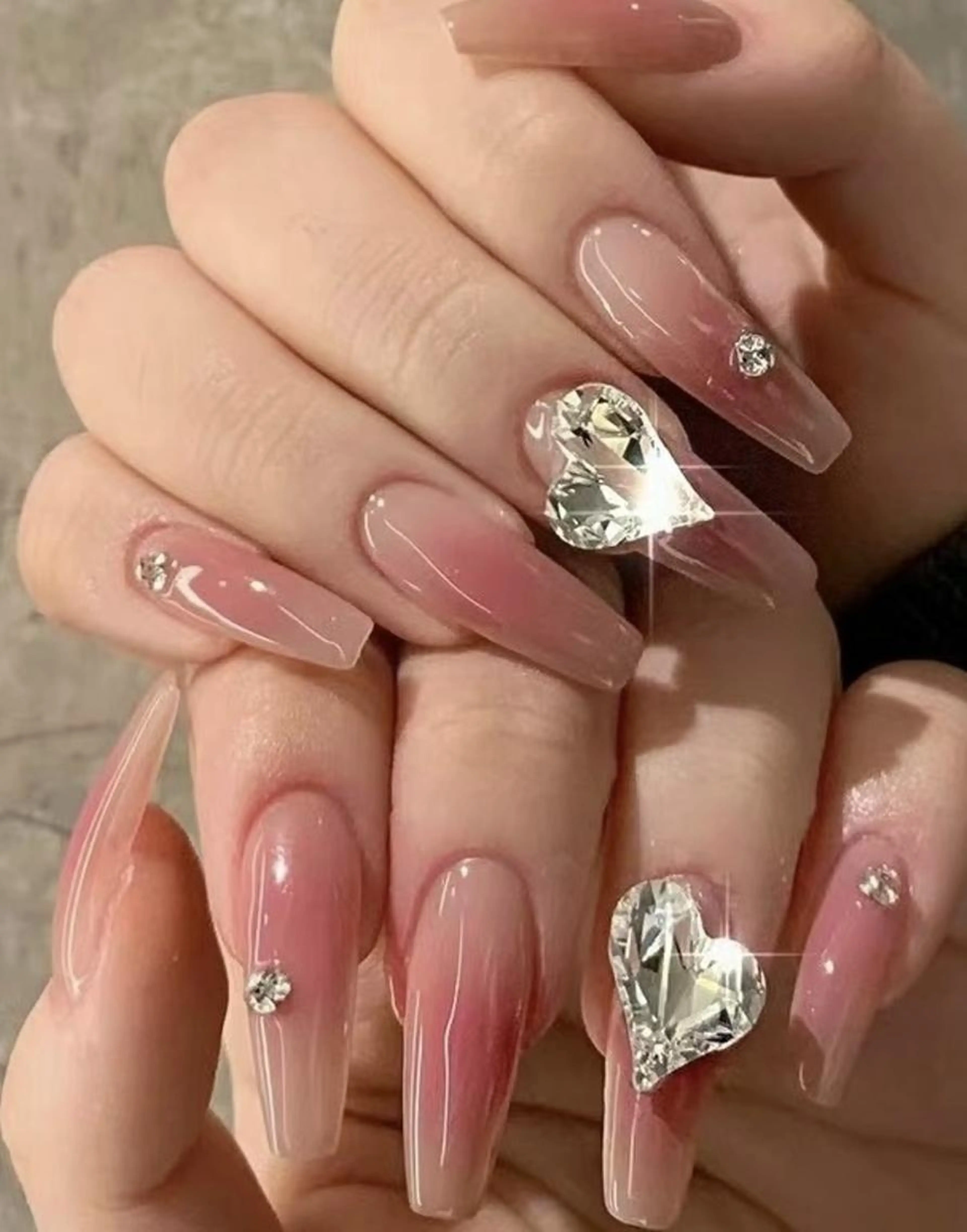 40/off チップ長さだし💖持ち込みデザイン10本パーツつけ放題の写真