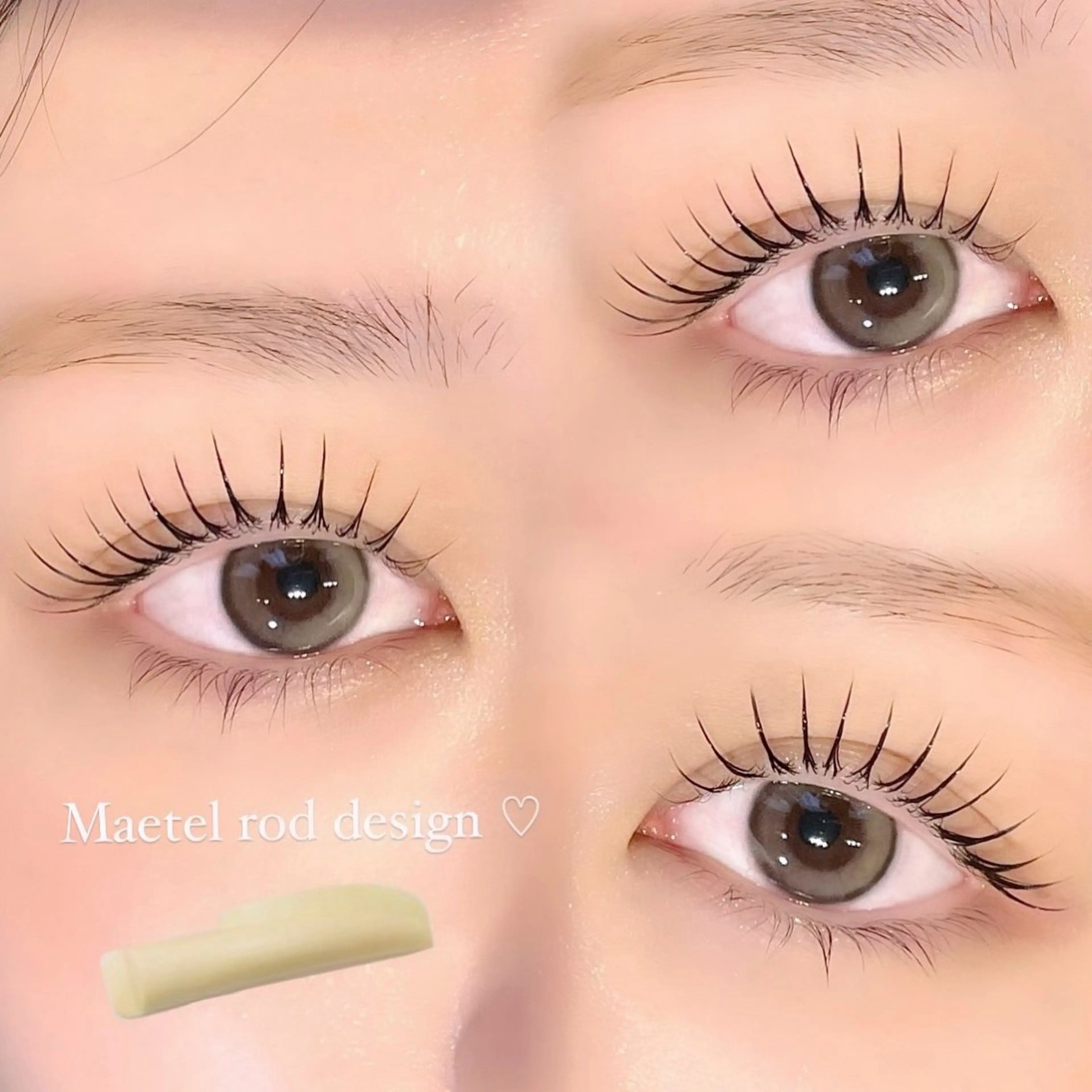 パーマ マツパ ANGE柏店所属・mei ໒꒱·̩͙⋆.*のマツエク・マツパデザイン