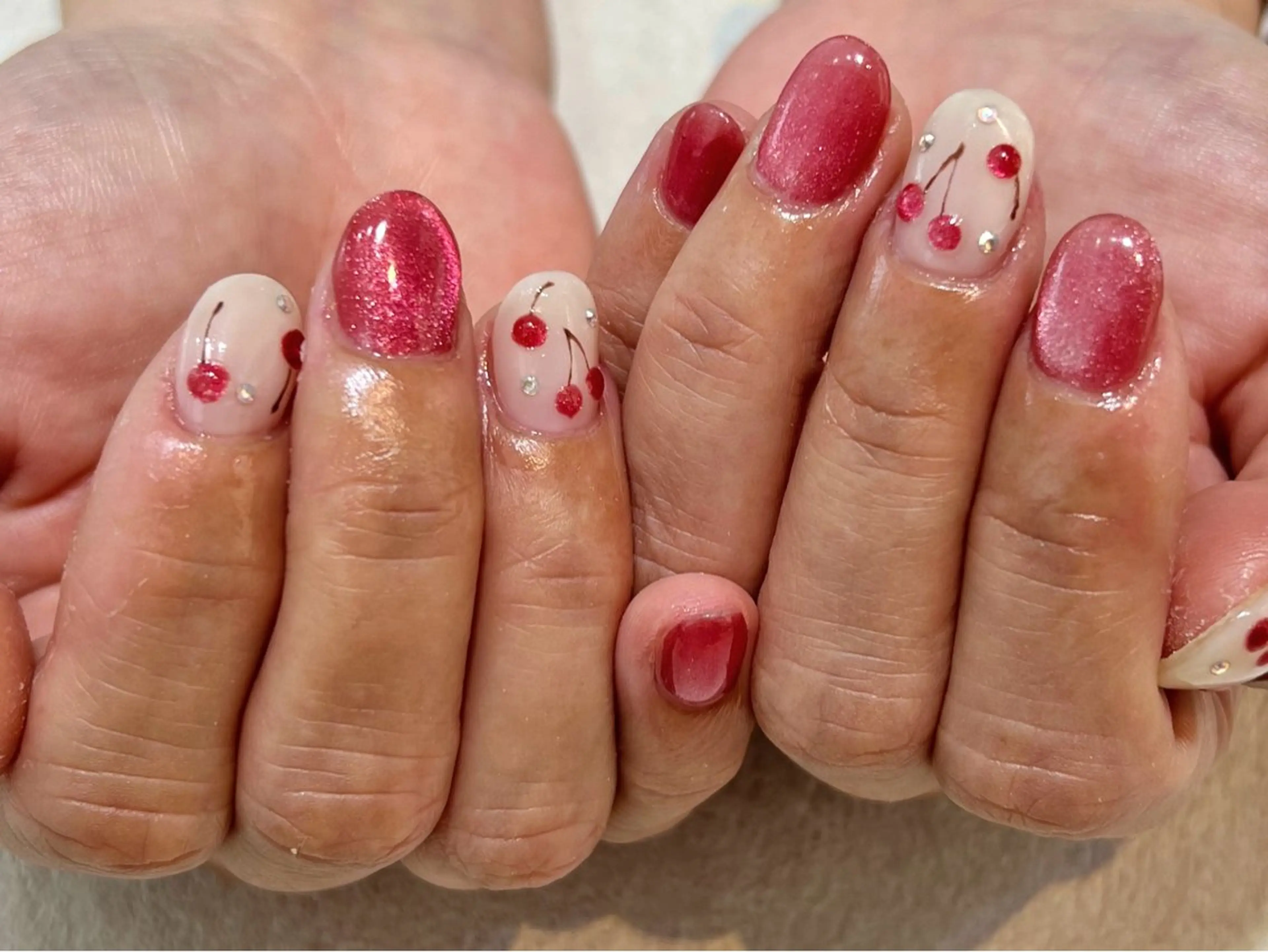 ネイル ぷっくりネイル KAMIO CION Nail  朝倉のネイルデザイン