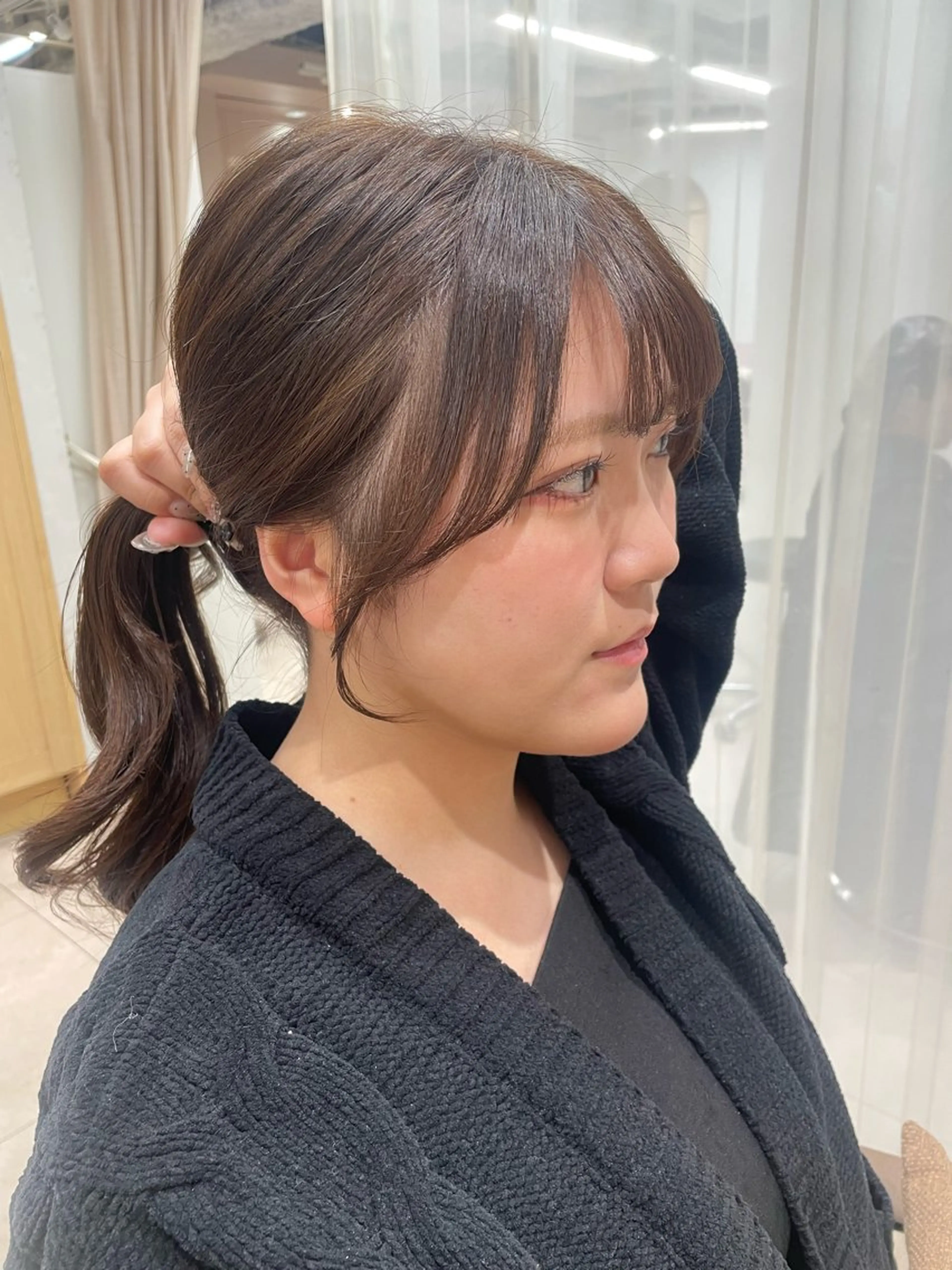 セミロング カット ヘアカラー トリートメント ヘッドスパ 🫧‎🤍oto /ゆきの🤍🫧のヘアスタイル