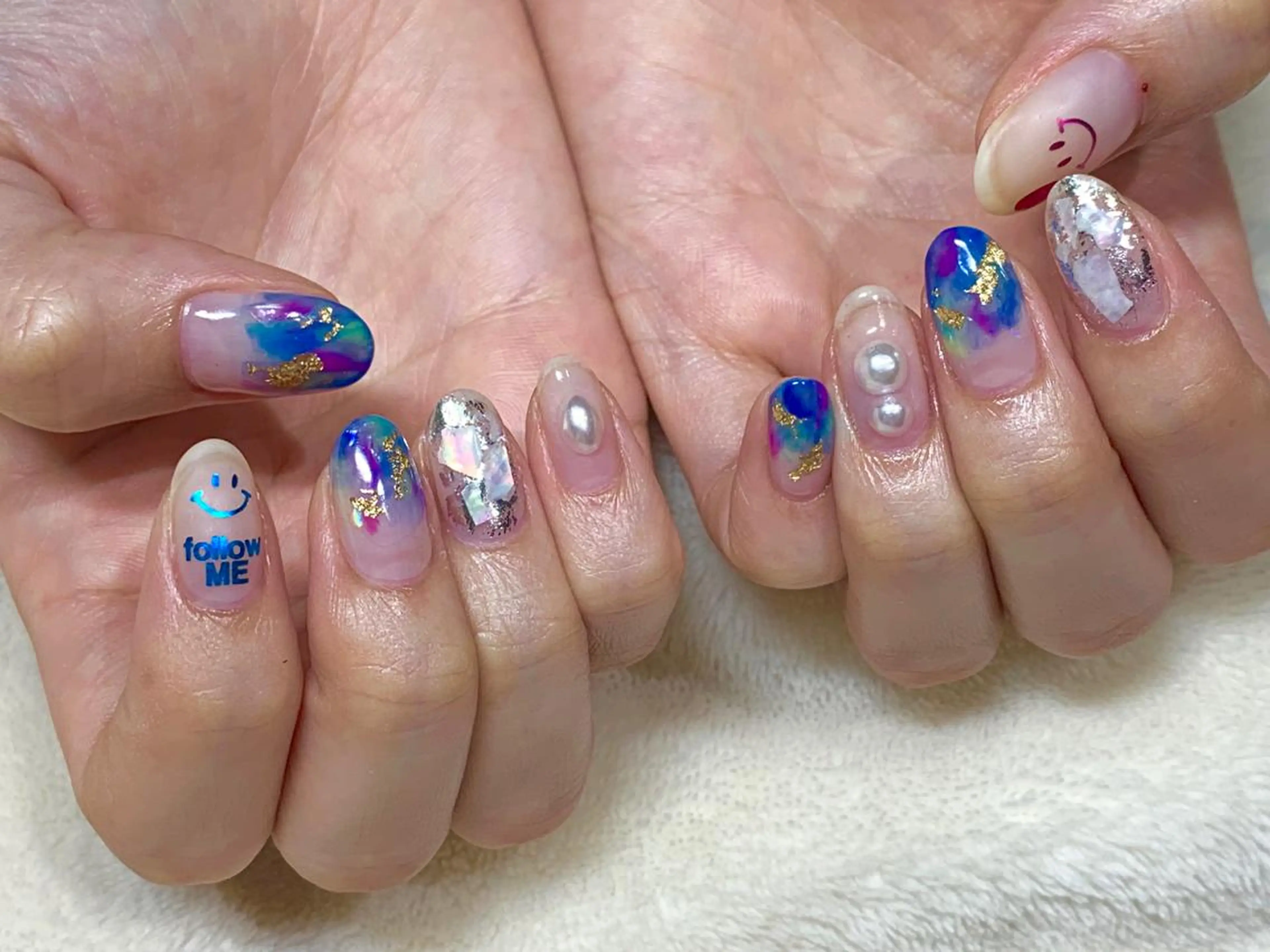 ネイル ハンドネイル やなぎや まりこのネイルデザイン