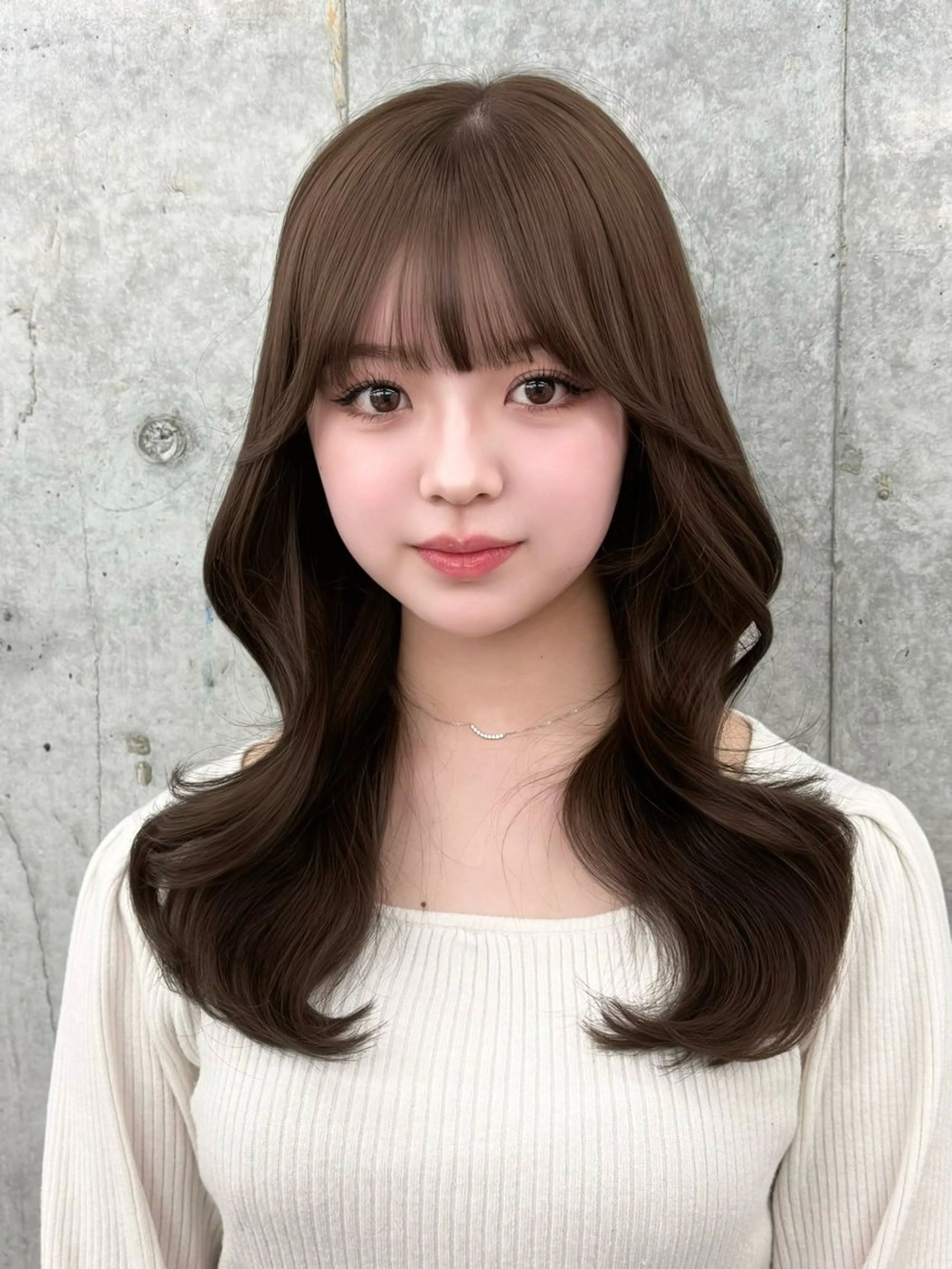 カラー NI表参道所属・Kana/韓国ヘア /暖色カラー🍒のヘアスタイル