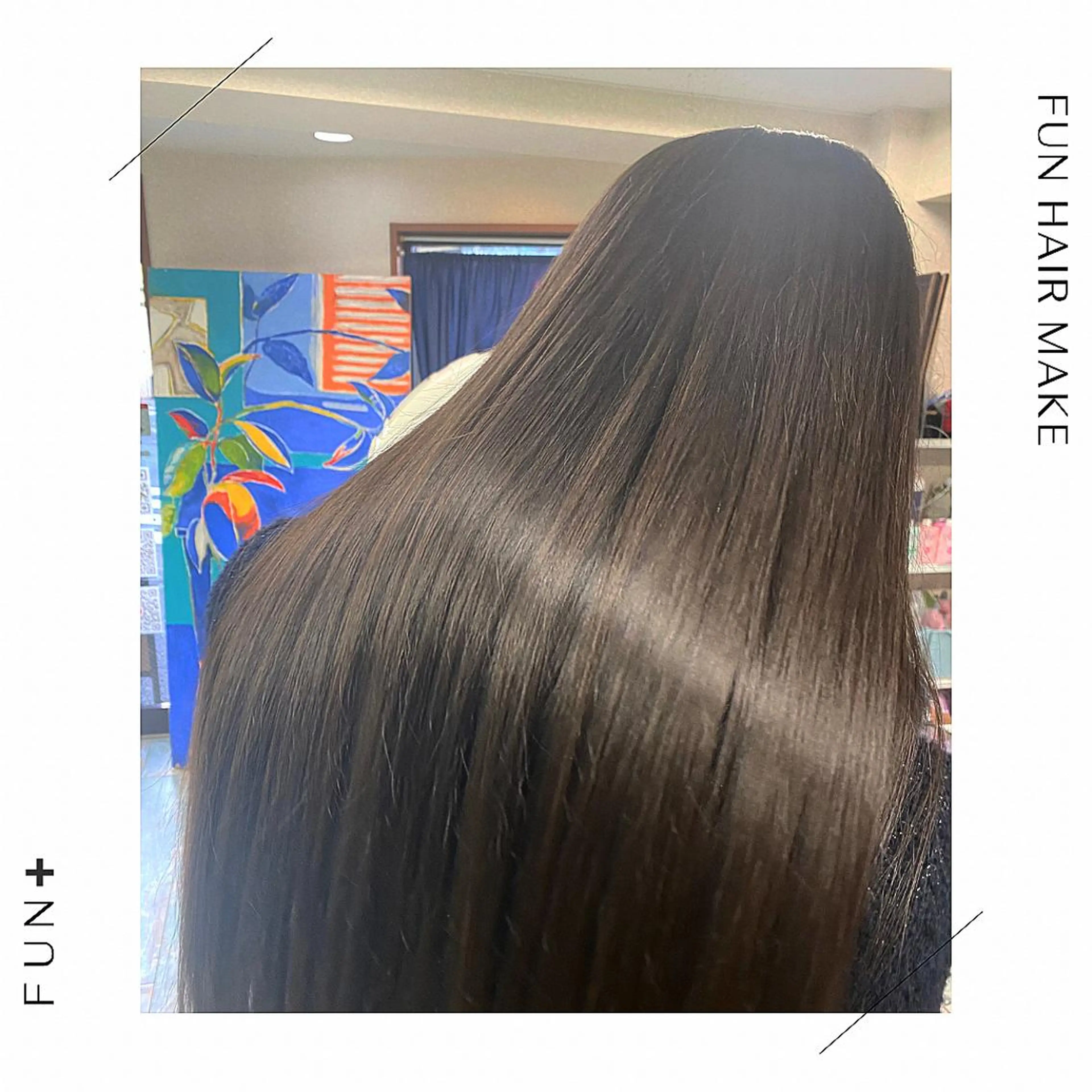 ロング 佐々木 菜摘のヘアスタイル