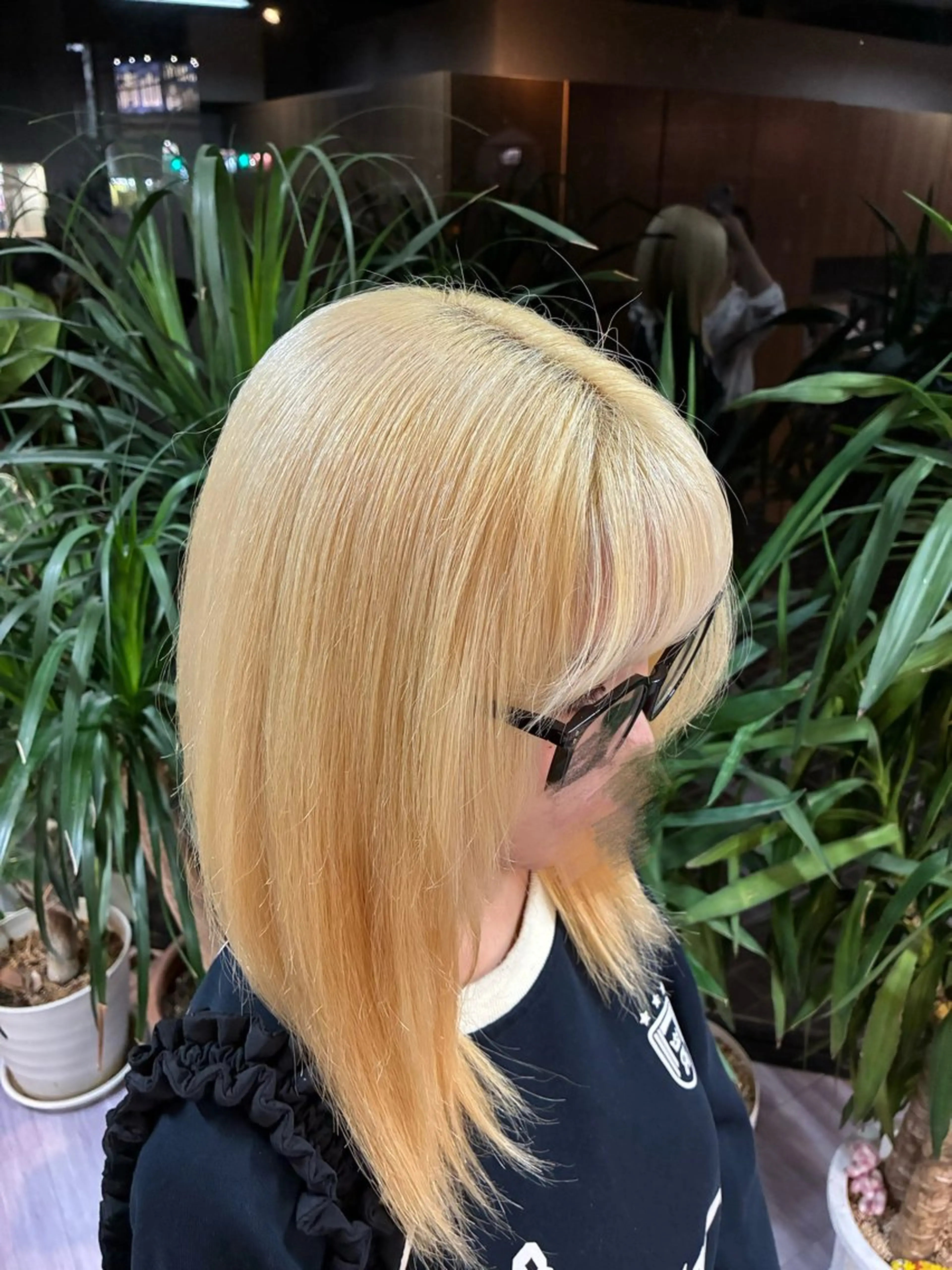 <ご新規様" 50%off "❗️> ブリーチ有りWカラー✨‎🤍リタッチカラーも🙆🏻‍♀️の写真