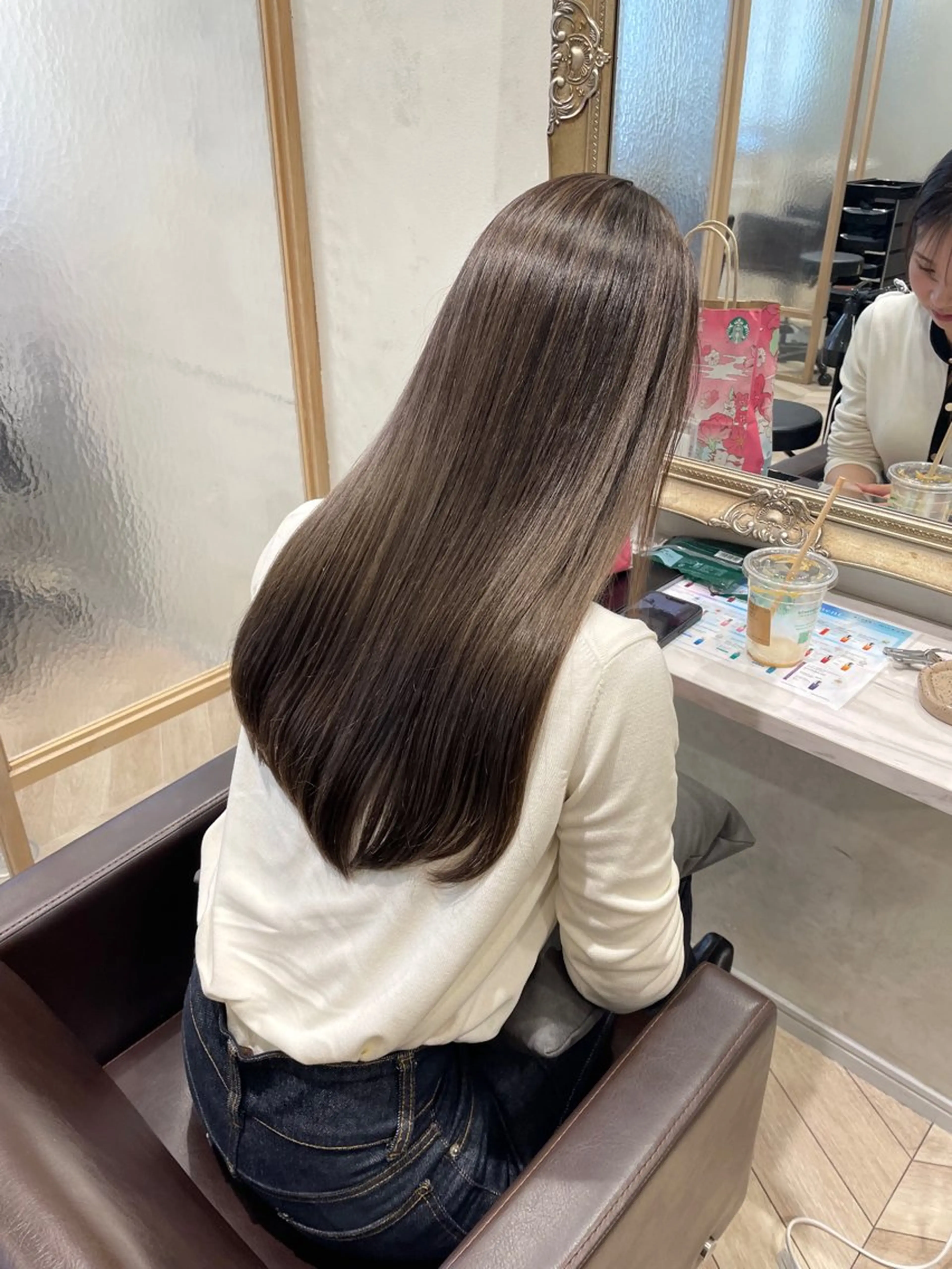 ロング カット ヘアカラー トリートメント KANA🌷 髪質改善のヘアスタイル