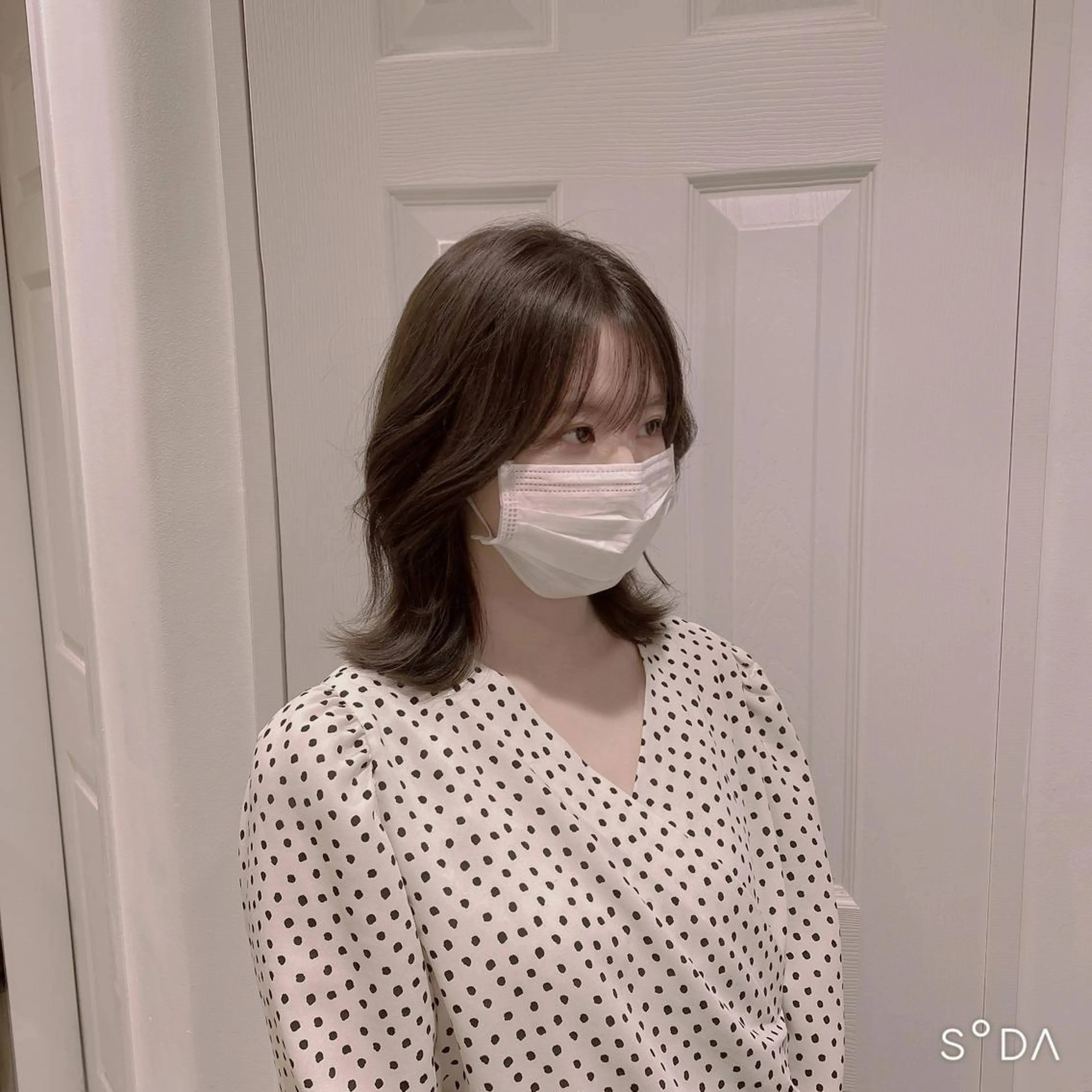 ミディアム カット ヘアカラー トリートメント La paix所属・パーソナルカラー lapiax阿部のヘアスタイル