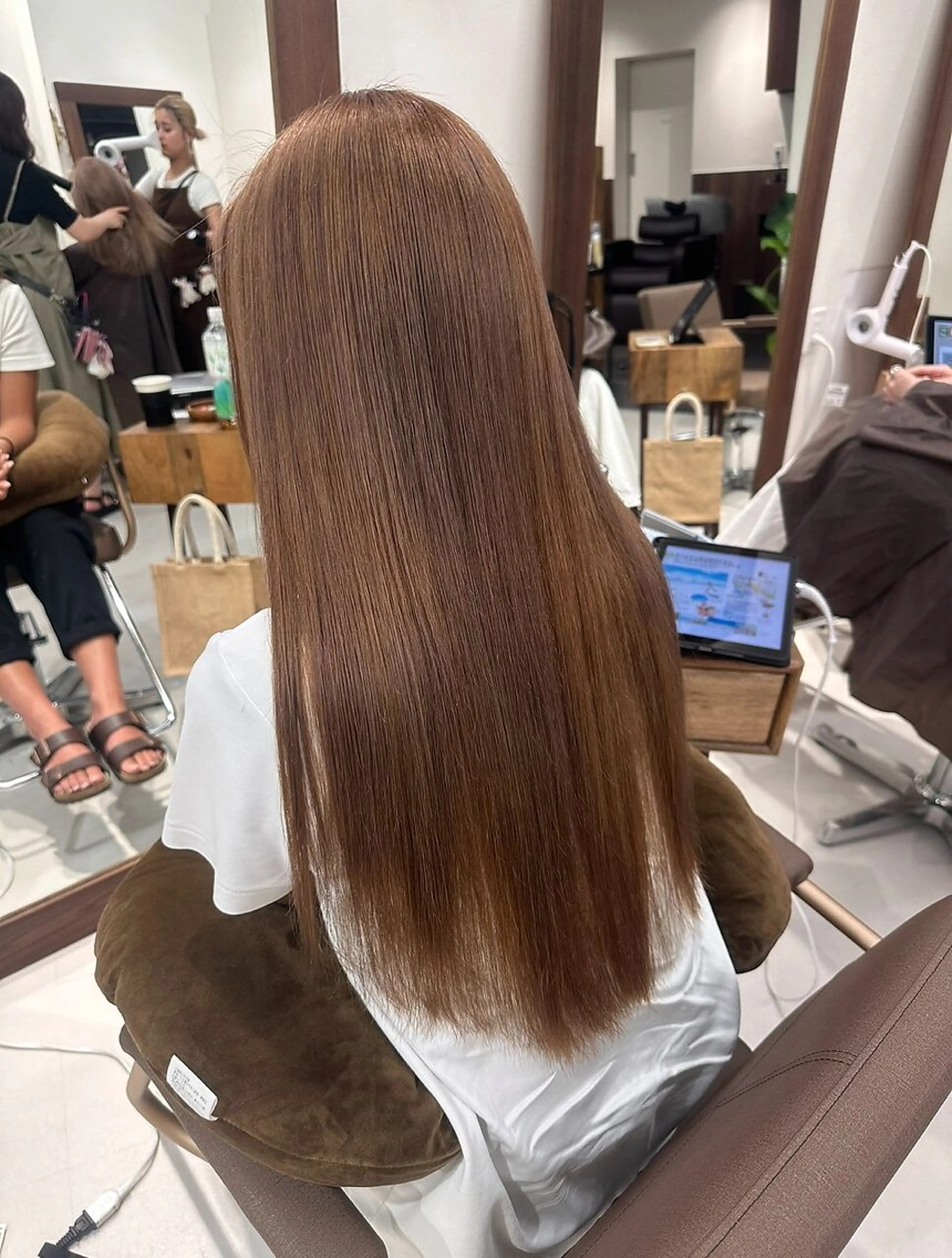 ロング カット ヘアカラー トリートメント Liru:smart salon/茅ヶ崎のヘアスタイル