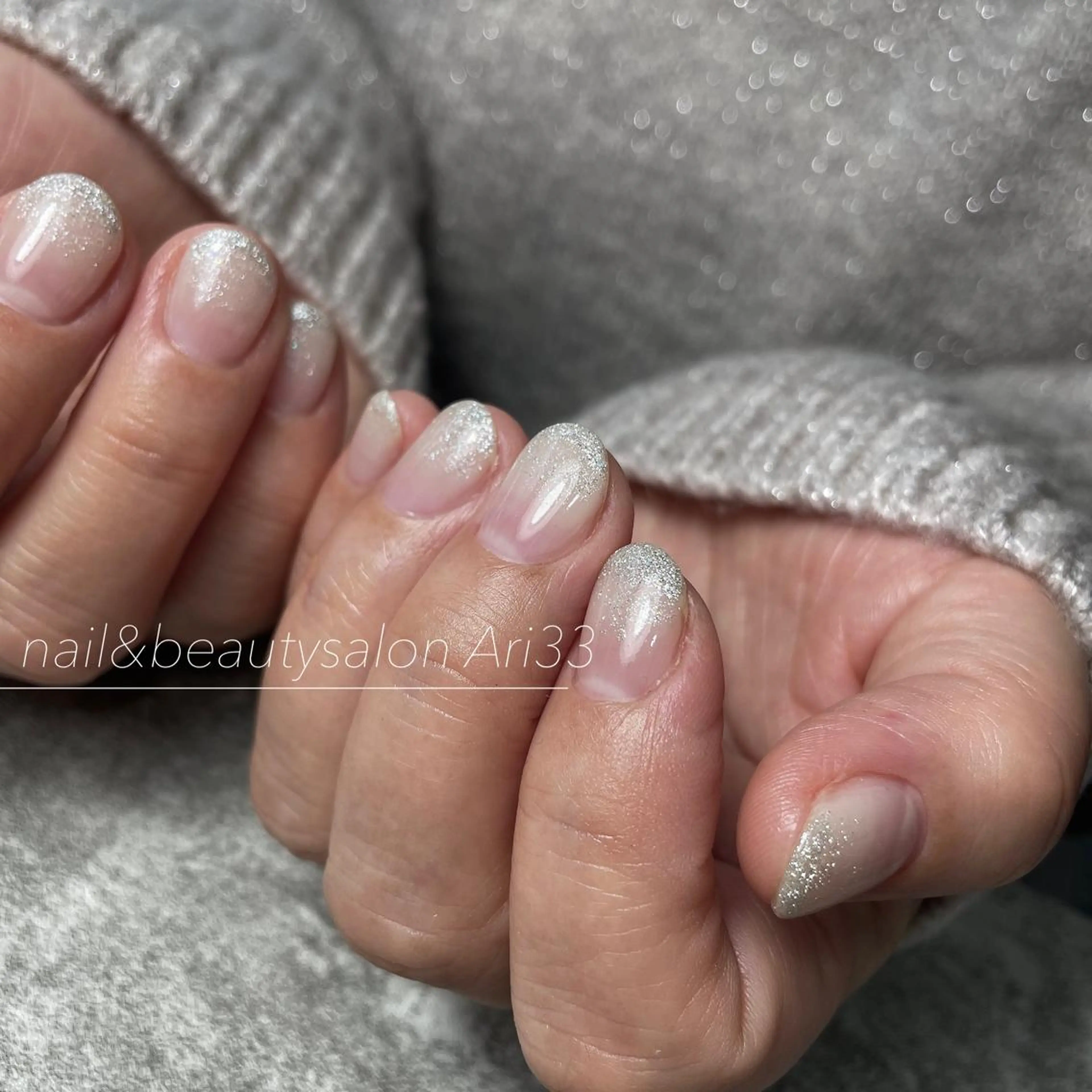 ネイル フラッシュネイル ハンドネイル プライベートサロン Ari33nailのネイルデザイン