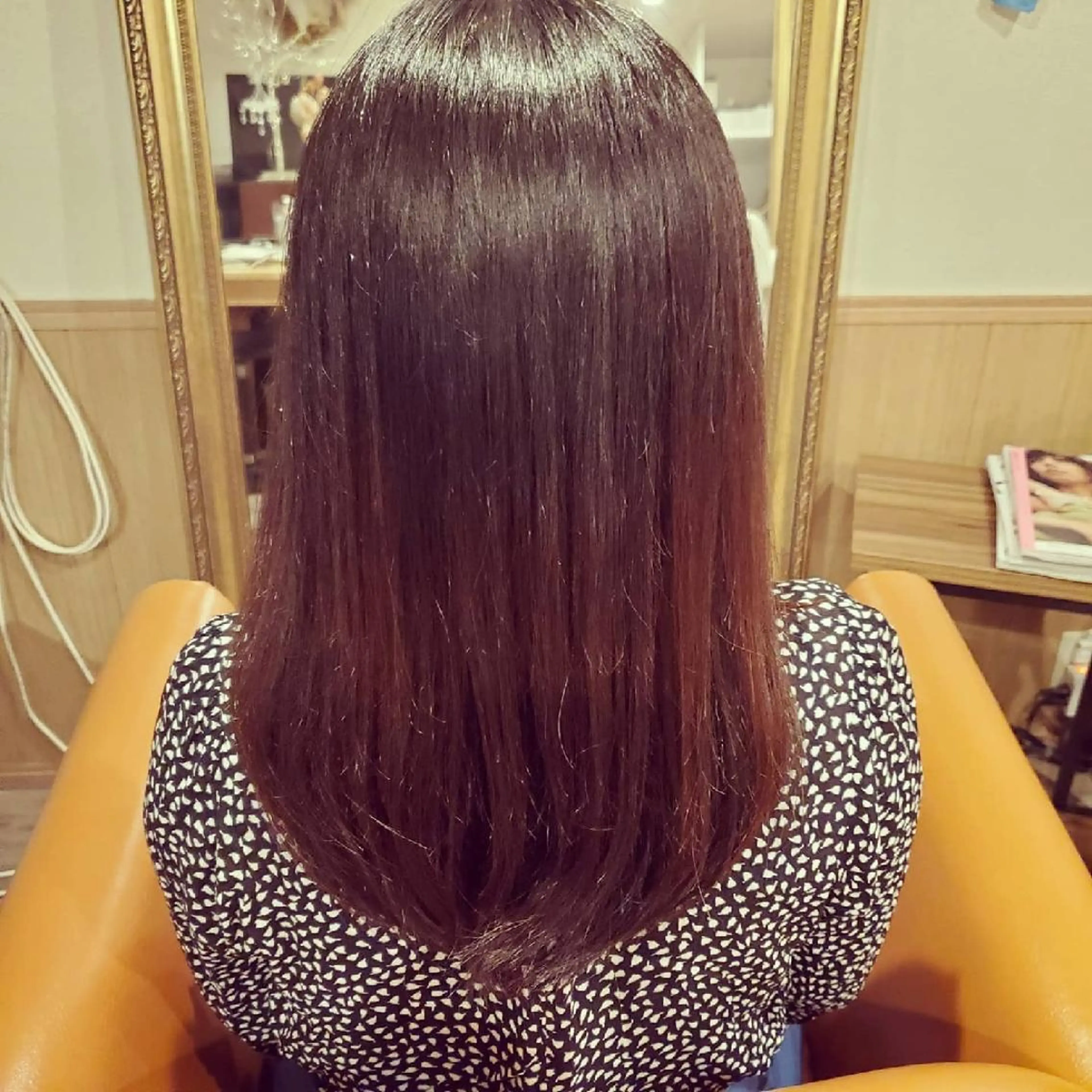 セミロング パーマ カラー アディクシーカラー イルミナカラー 外国人風カラー 縮毛矯正 トリートメント カット ヘアカラー 縮毛矯正 トリートメント spa hair  ark 富井直美のヘアスタイル