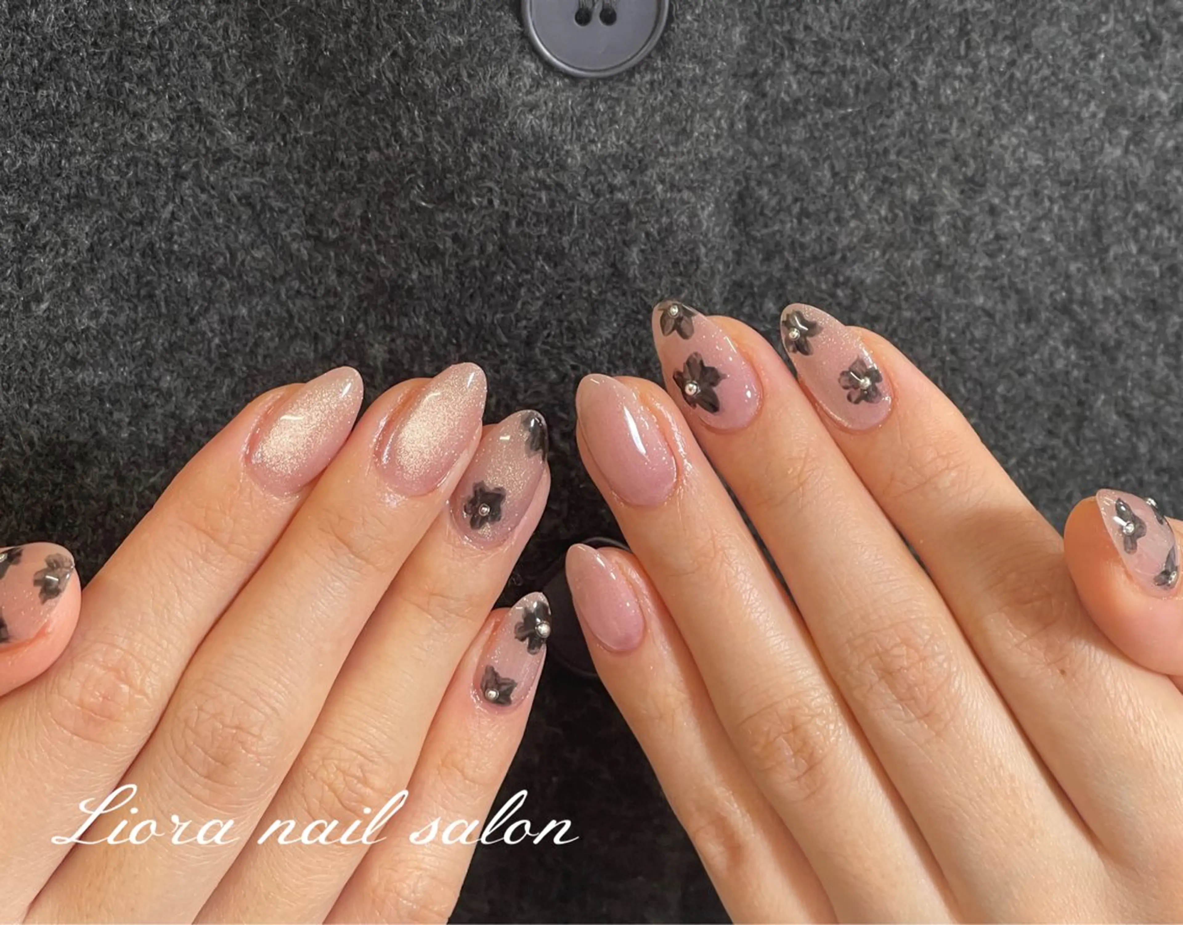 ネイル チークネイル フットネイル フレンチネイル ジェルネイル ガーリー ハンドネイル Liora nail スカルプ専門店のネイルデザイン