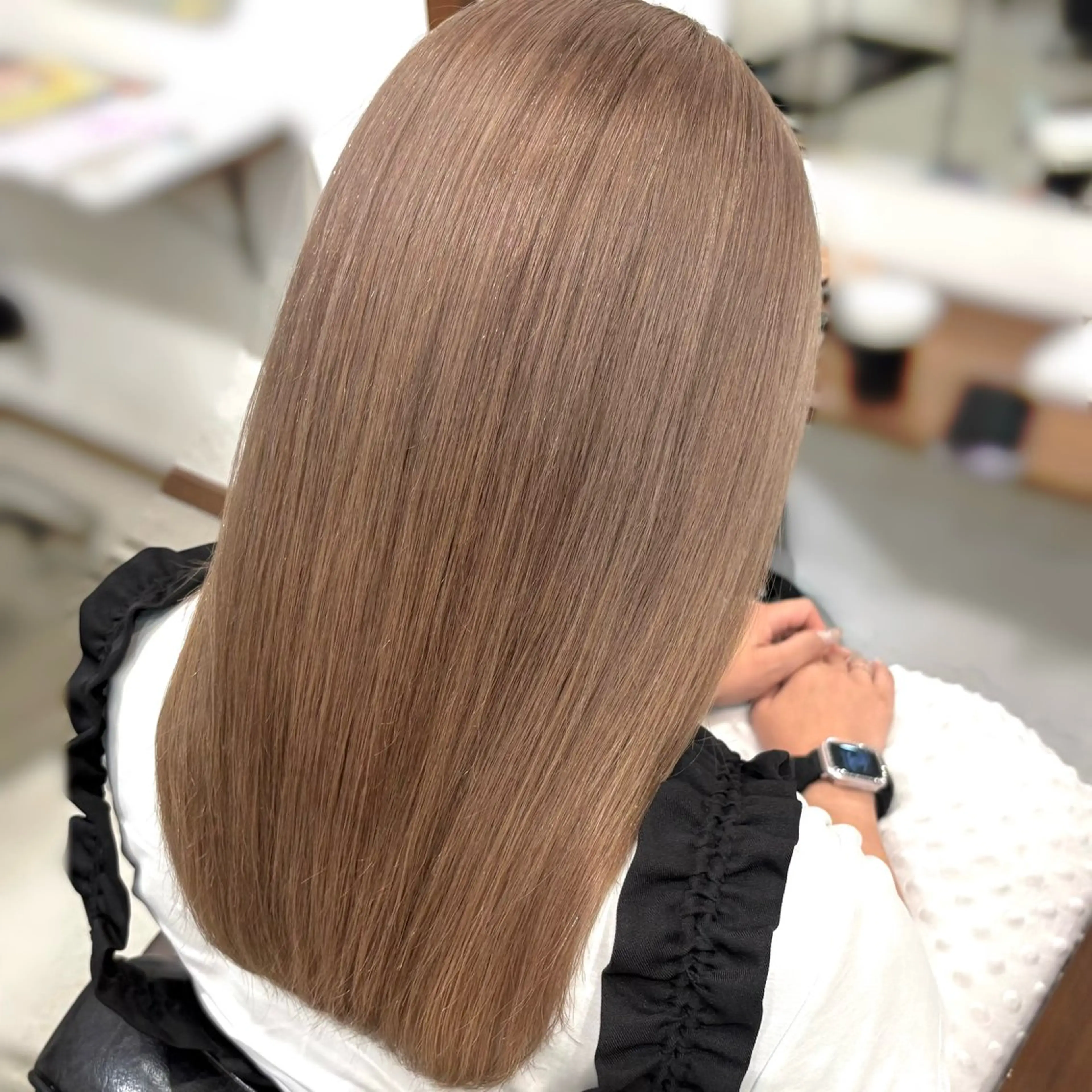 ミディアム 坂本 璃里杏のヘアスタイル