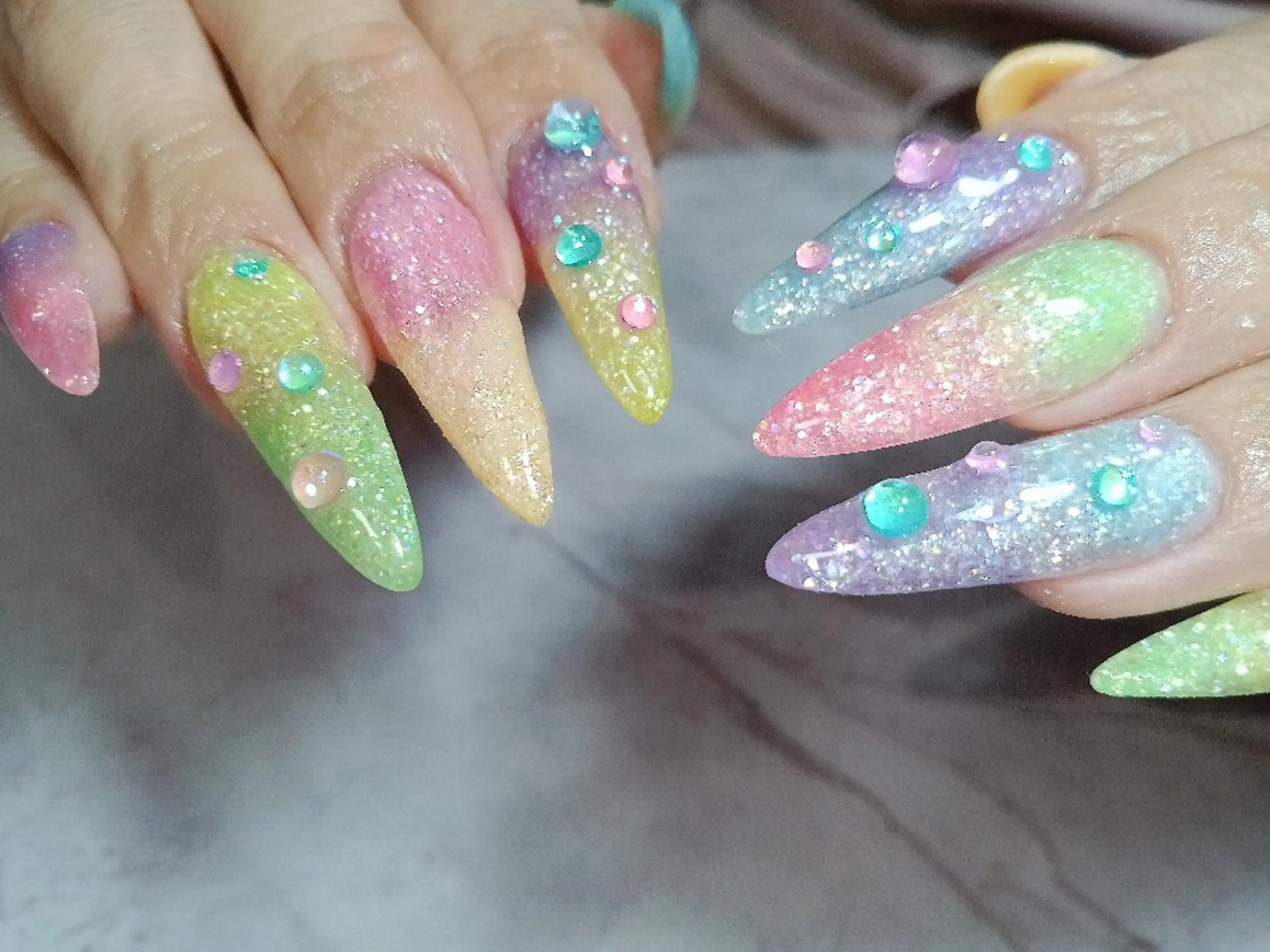 ネイル スカルプネイル Wisteria Nail_Yukieのネイルデザイン