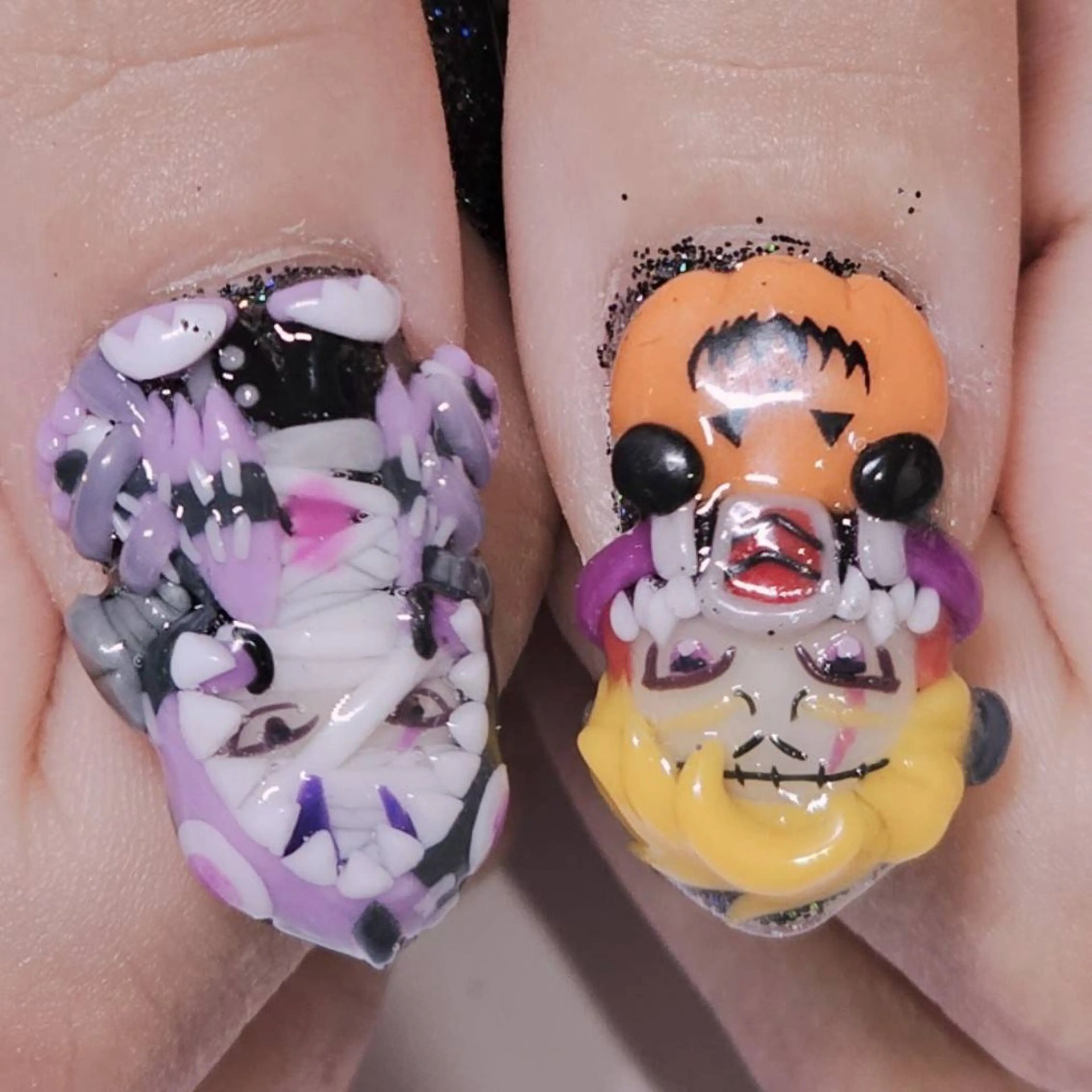 ネイル アートネイル オーロラネイル ラメ(グリッター) ワンカラーネイル ハンドネイル よしだ ひろきのネイルデザイン