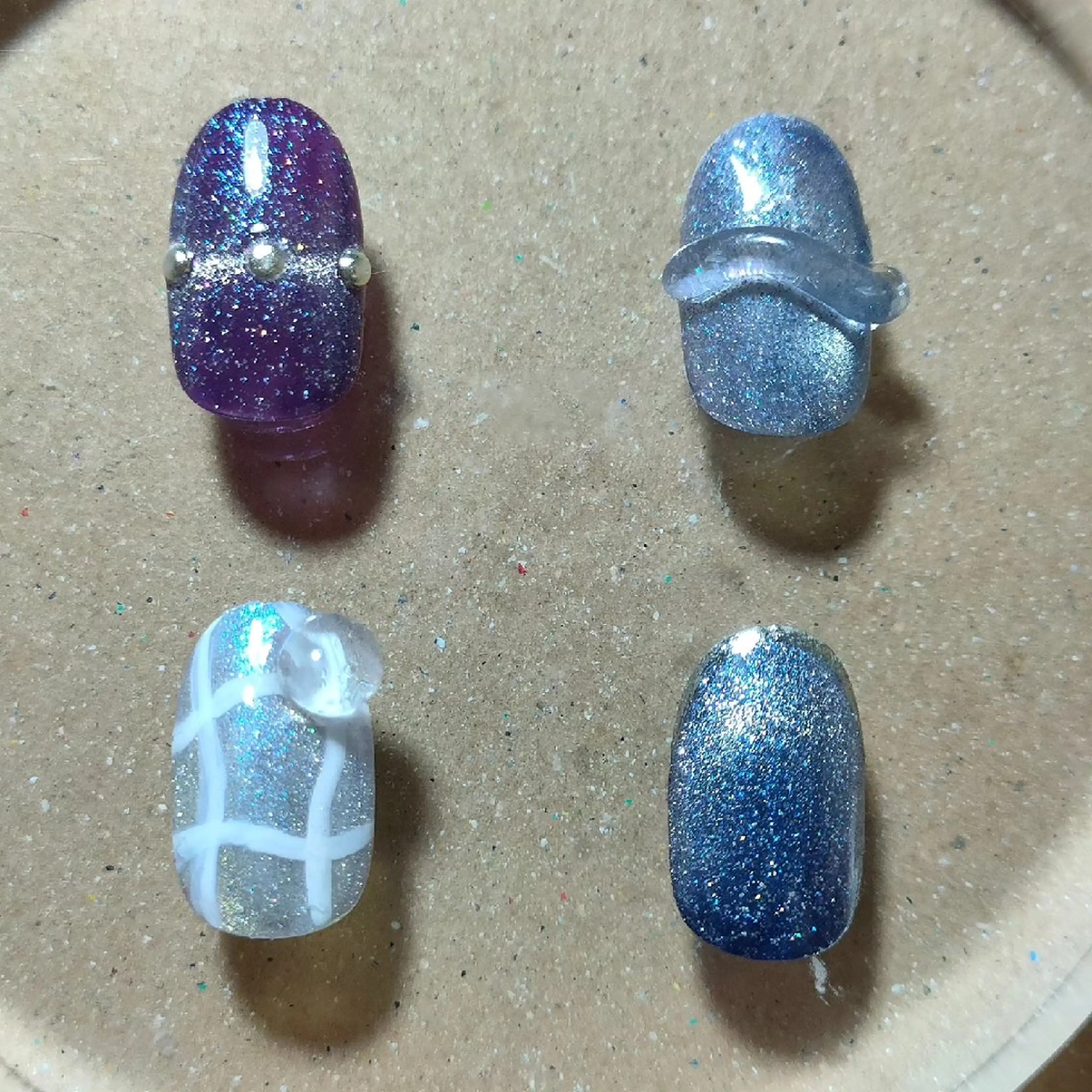 ネイル アートネイル ジェルネイル マグネットネイル oir. nailsalonのネイルデザイン