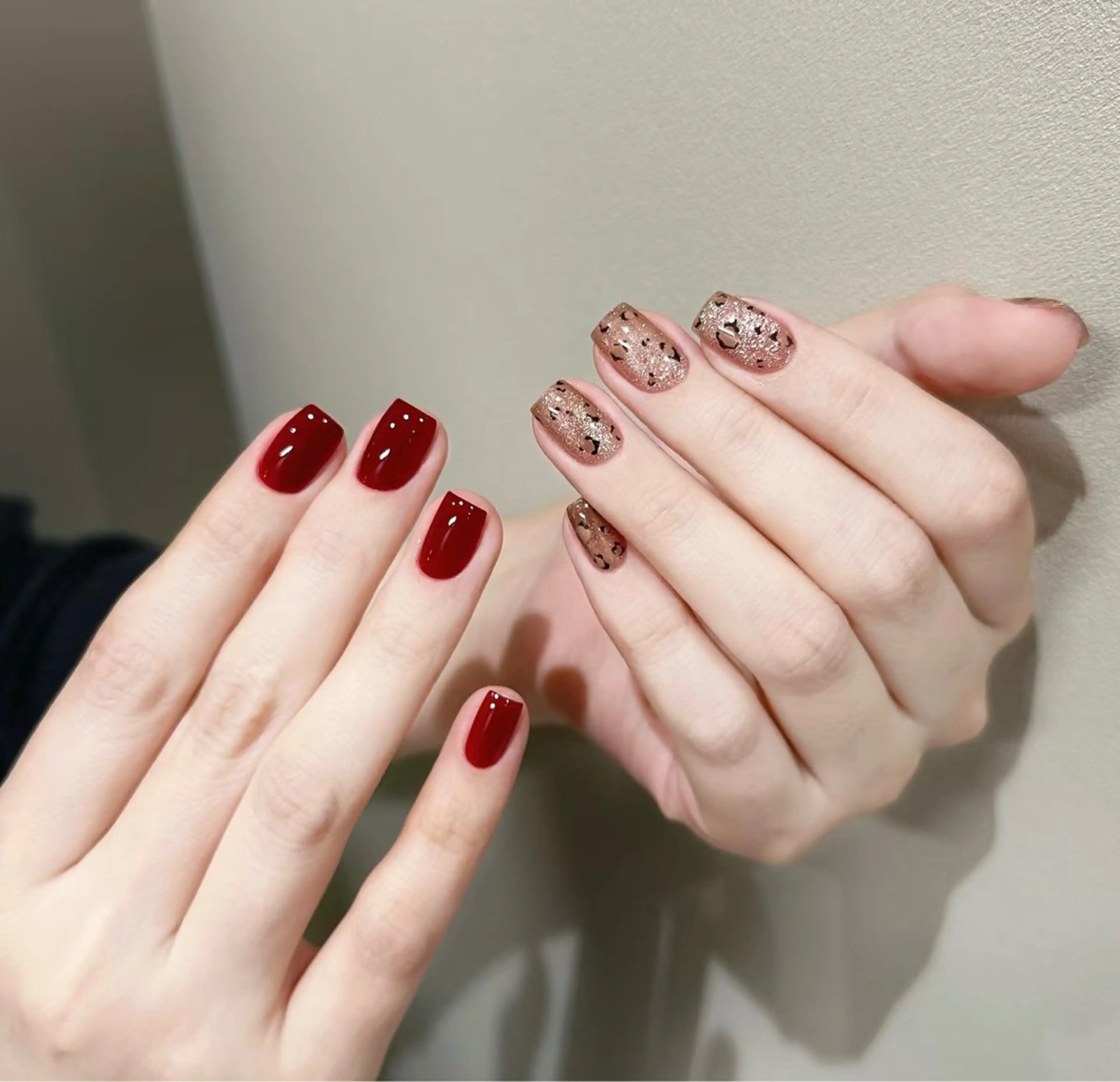 ネイル フラワーネイル フレンチネイル ジェルネイル ガラスフレンチ ハート ハンドネイル BabyYouMi nailのネイルデザイン