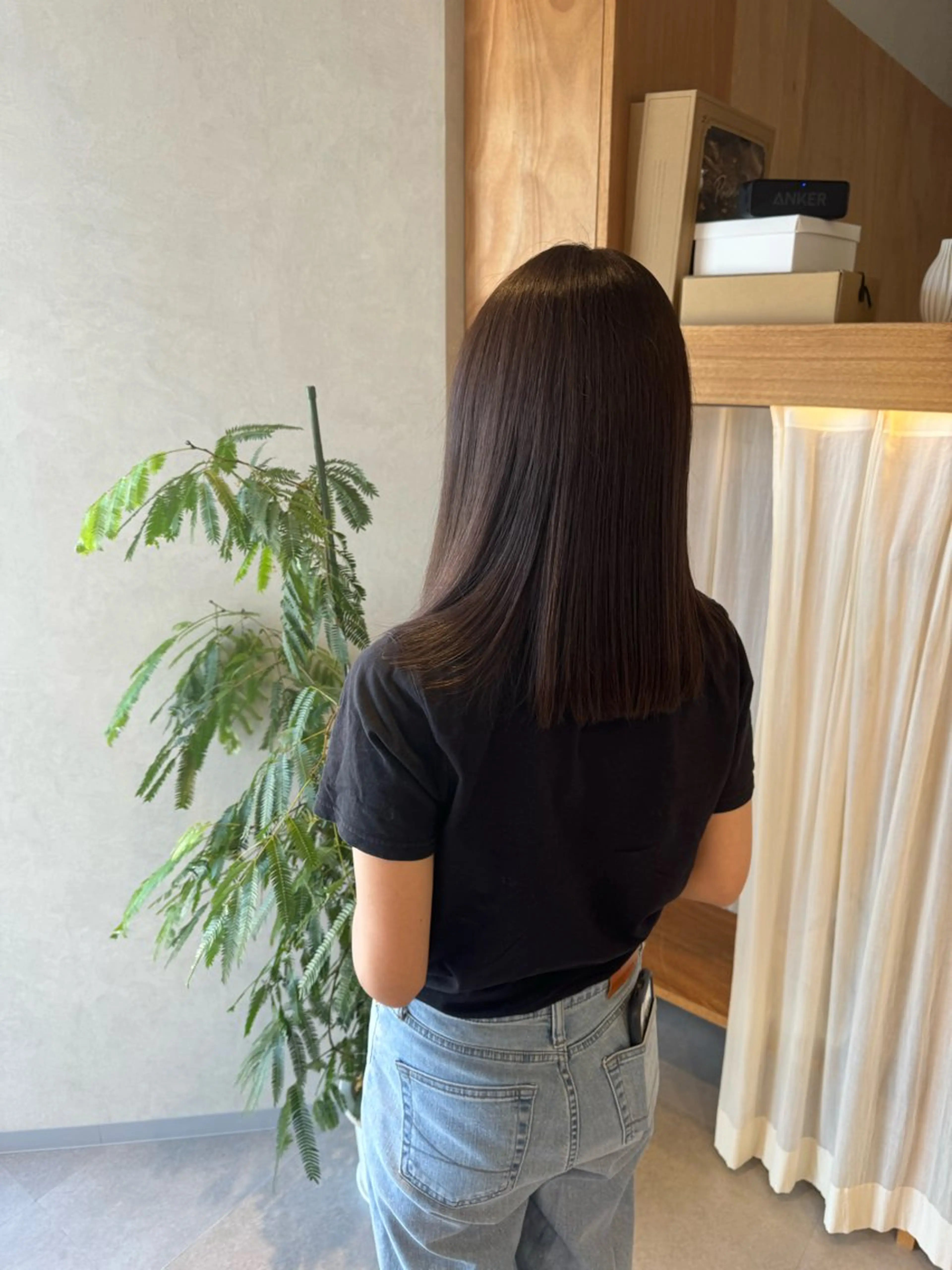 ミディアム カット ヘアカラー トリートメント レイヤー/ボブパーマ /垢抜け/タクミのヘアスタイル