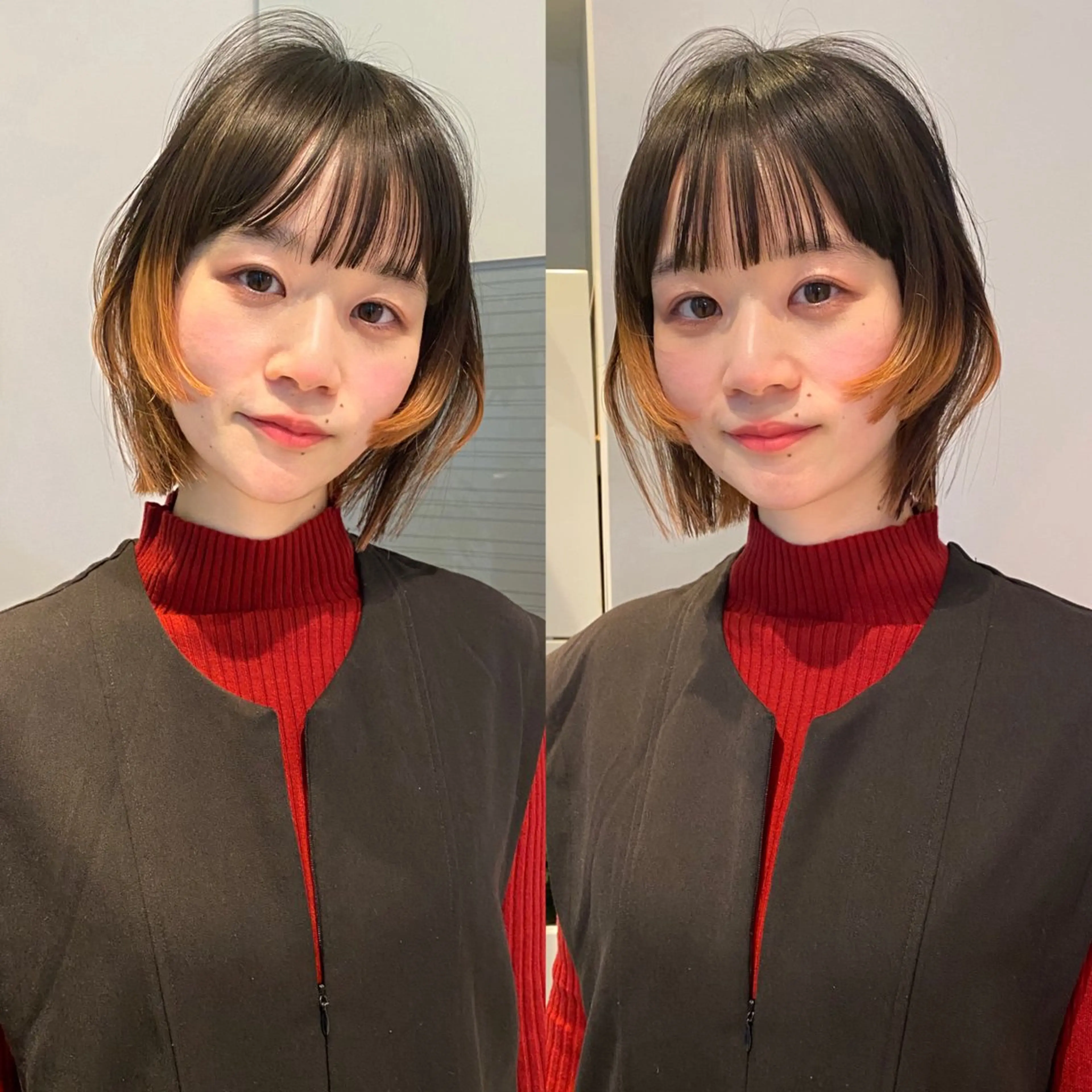 ショート カラー ヘアカラー トリートメント mai / linoah˚✧のヘアスタイル