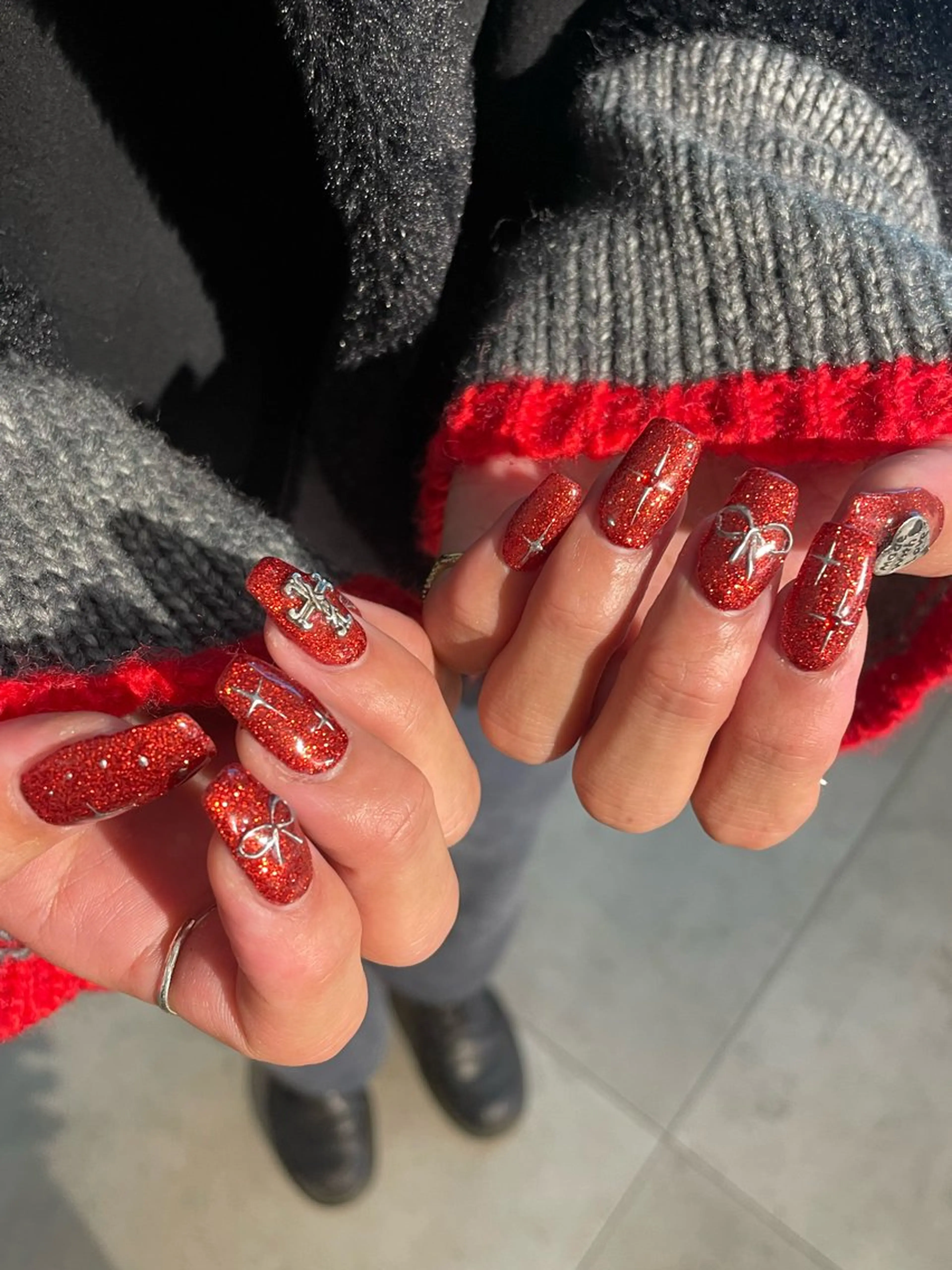 ネイル 🎀ボブ＋ハイトーン シュカ👶🏻のヘアスタイル