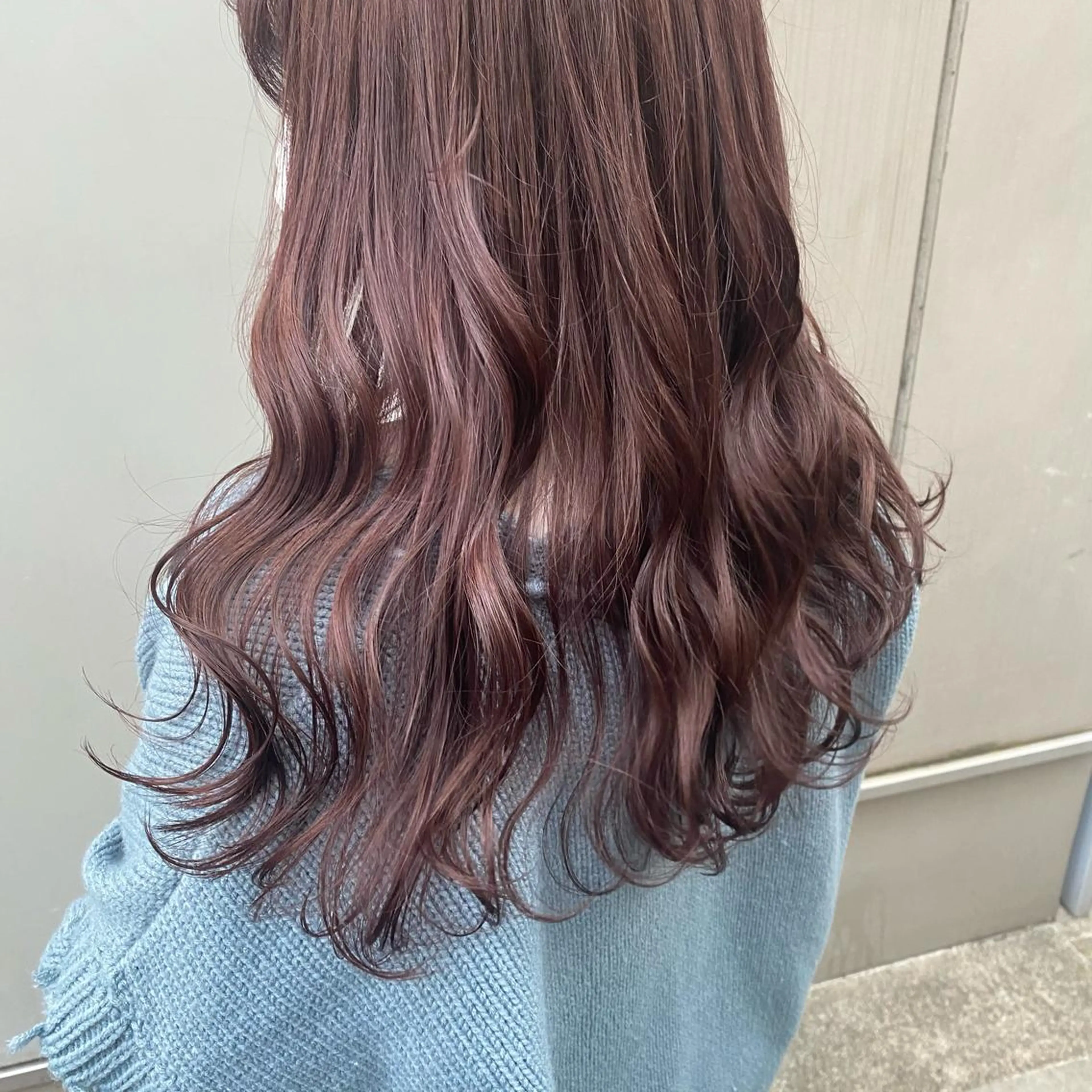 ロング カラー 💕コテ巻き風パーマ 💕KEIYA 💕のヘアスタイル