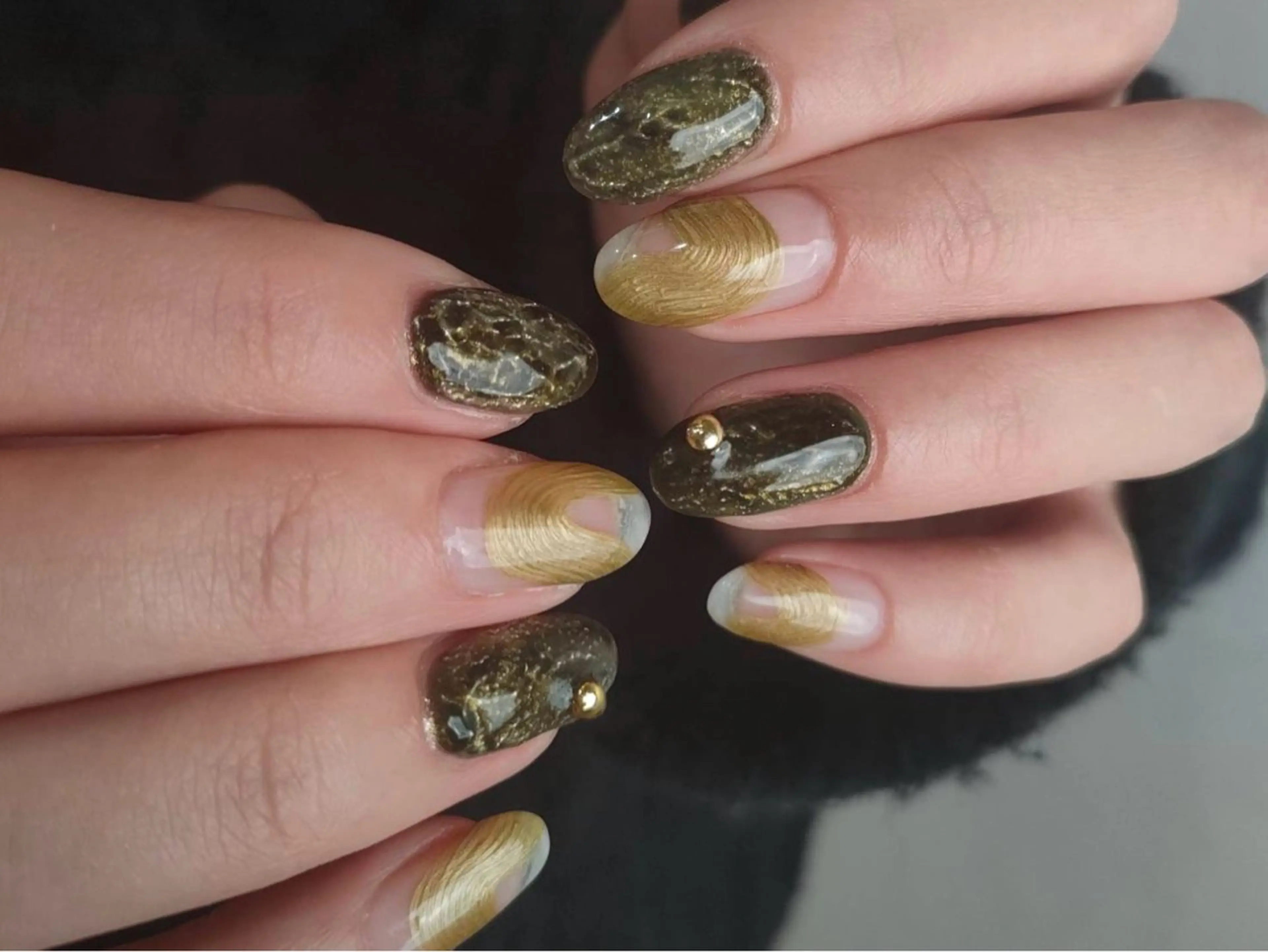 ネイル クリアネイル ニュアンスネイル ciere 池袋東口店のネイルデザイン