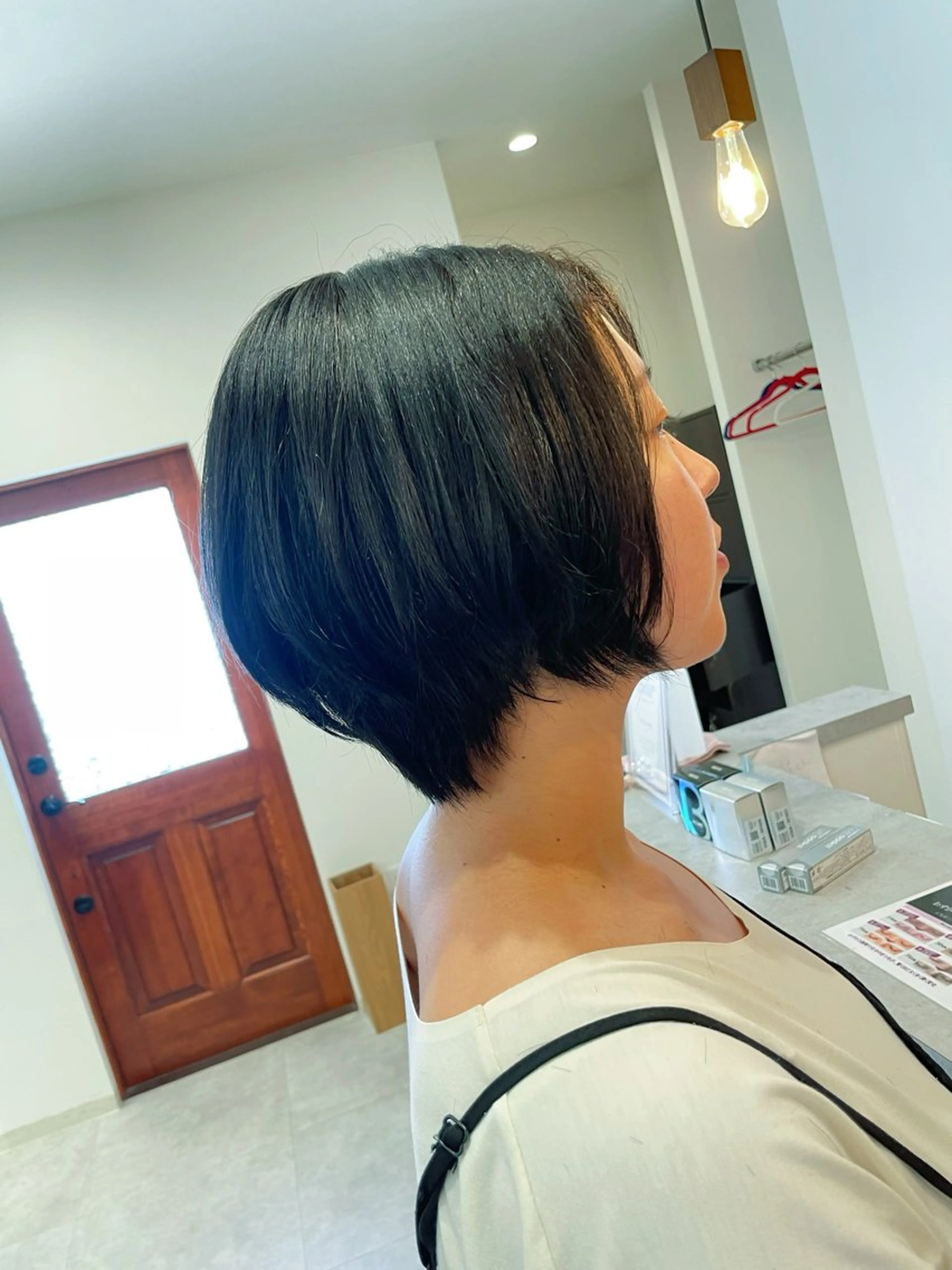 ショート カラー パーマ no4ナチュラル戸祭所属・山越 美裕樹のヘアスタイル