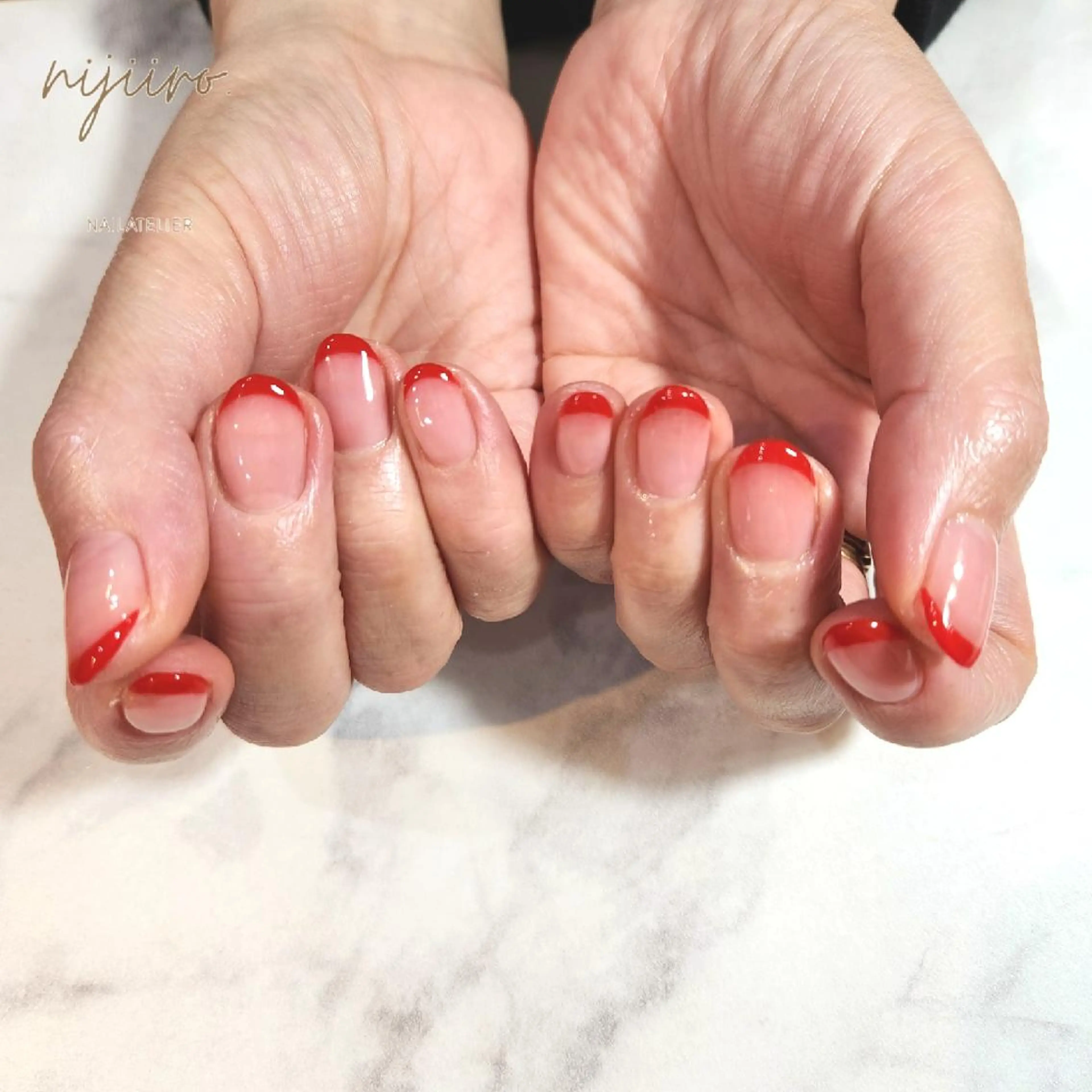 ネイル ハンドネイル nailatelier nijiiro.所属・nijiiro🌈 サトウのネイルデザイン