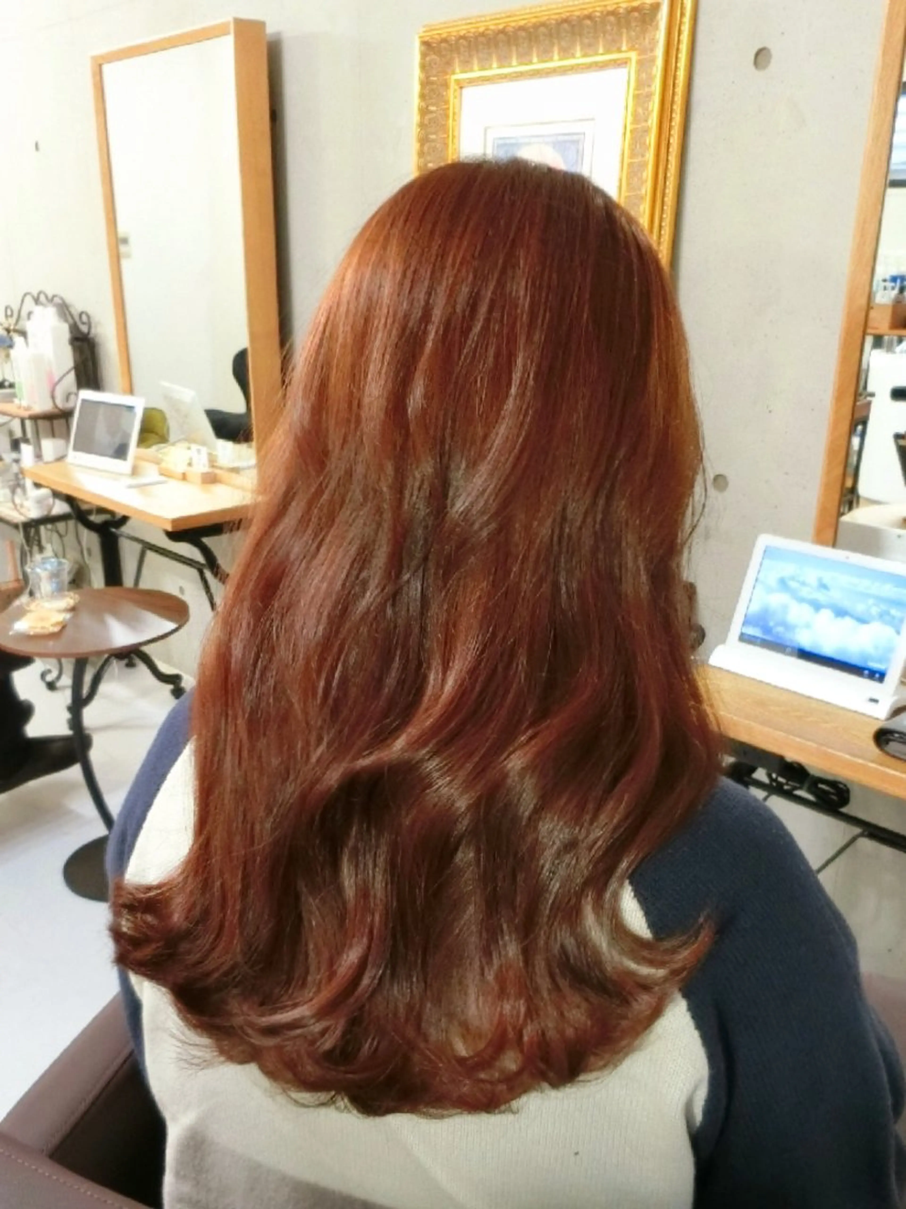 カラー ロング ma cherie 　naoのヘアスタイル