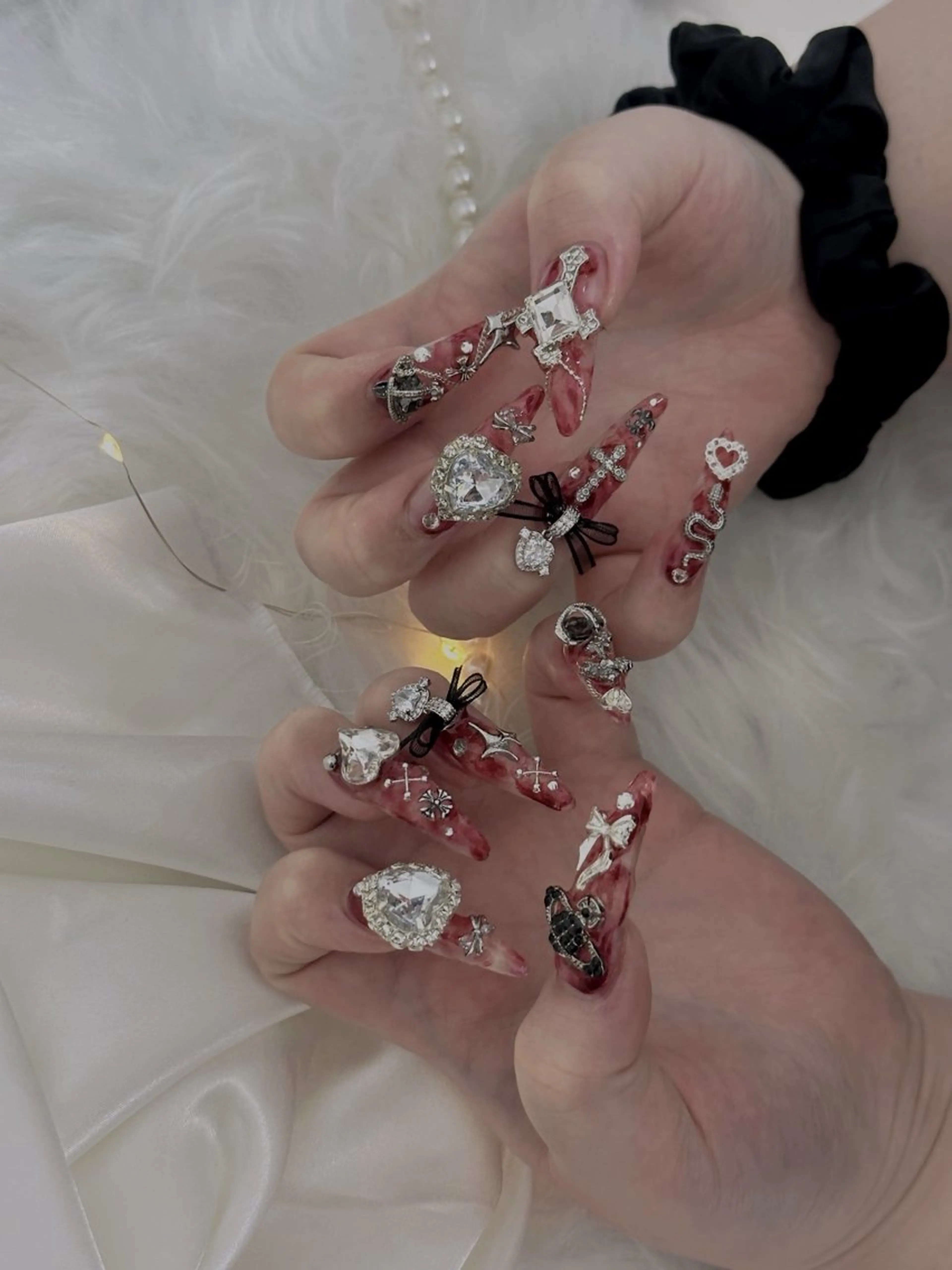 ネイル アートネイル ジェルネイル ロングネイル Nailsalon SKiのネイルデザイン