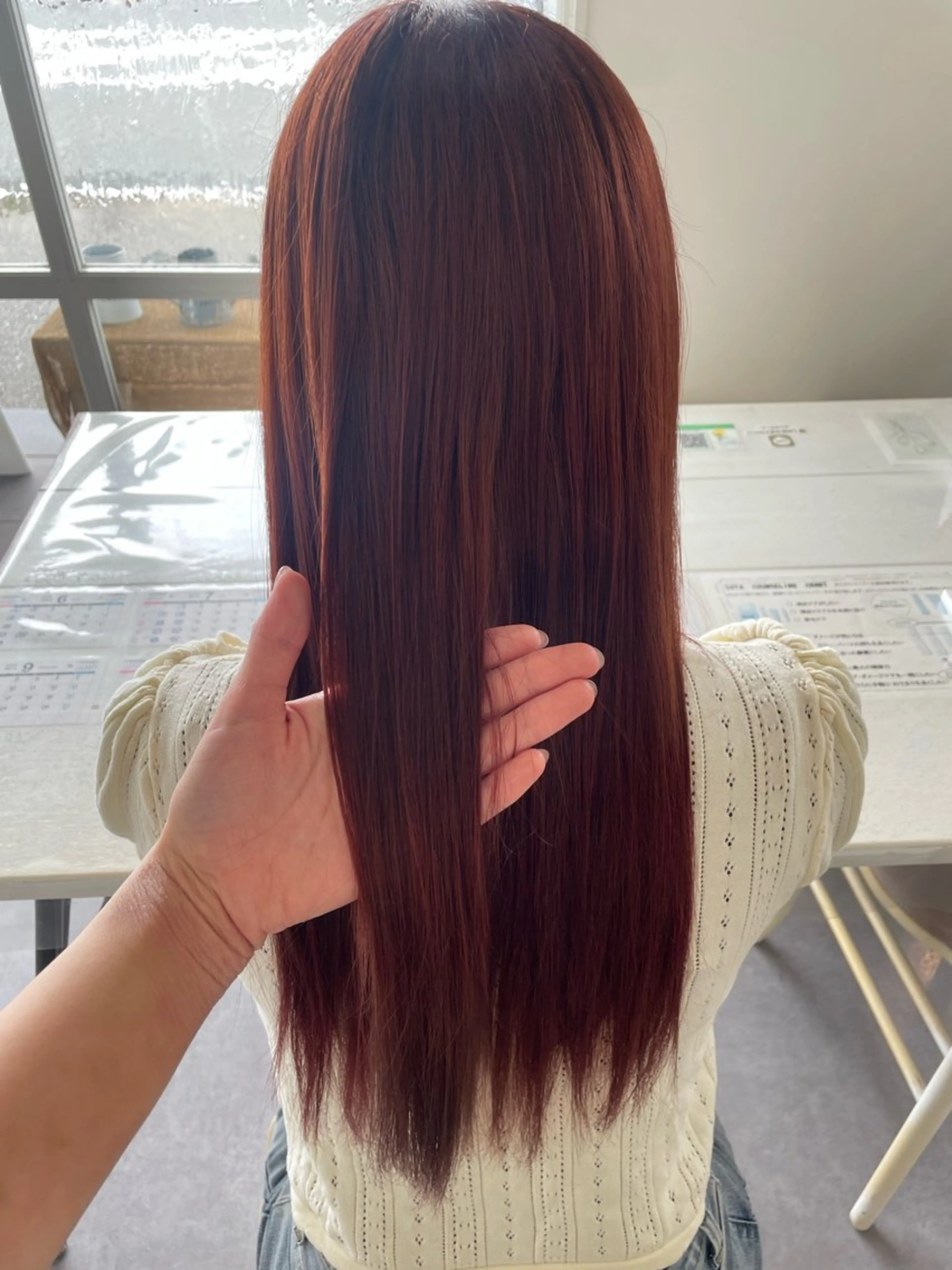 ロング 高橋 真歩のヘアスタイル