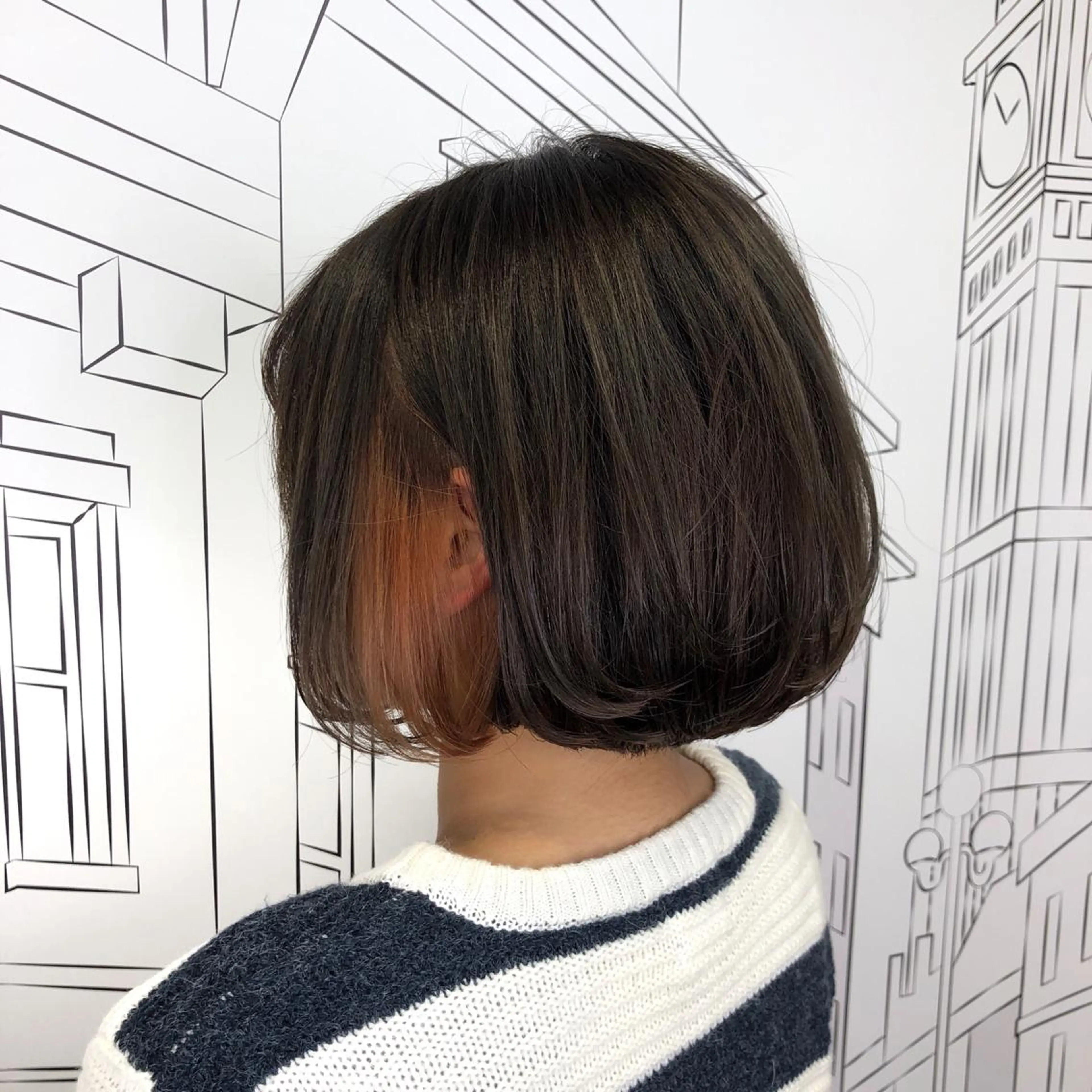 ショート カラー レイヤー,ボブ / 彩未のヘアスタイル