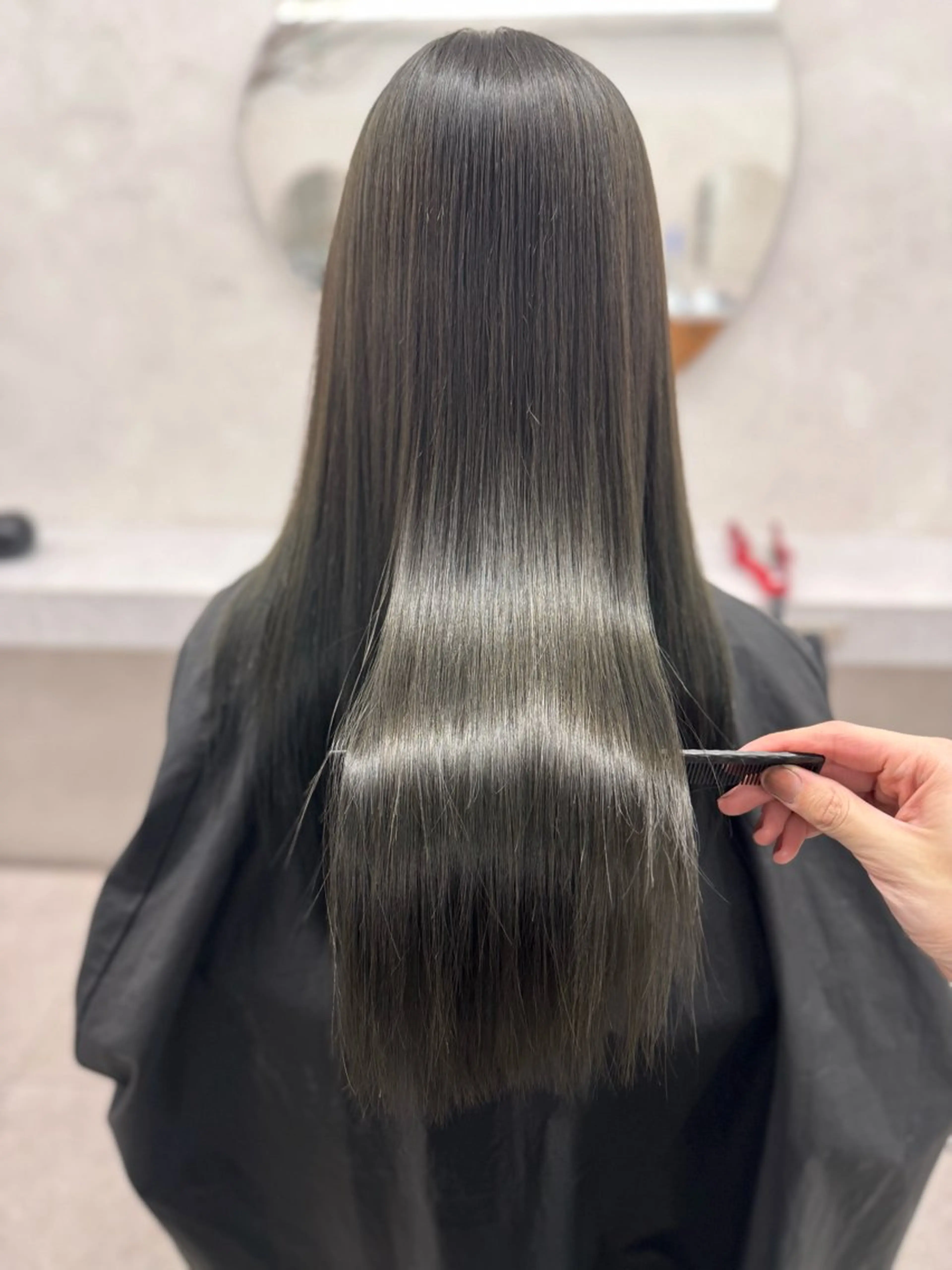 ロング ヘアカラー トリートメント モテ・艶髪、美髪 カラー🕊️SOMAのヘアスタイル