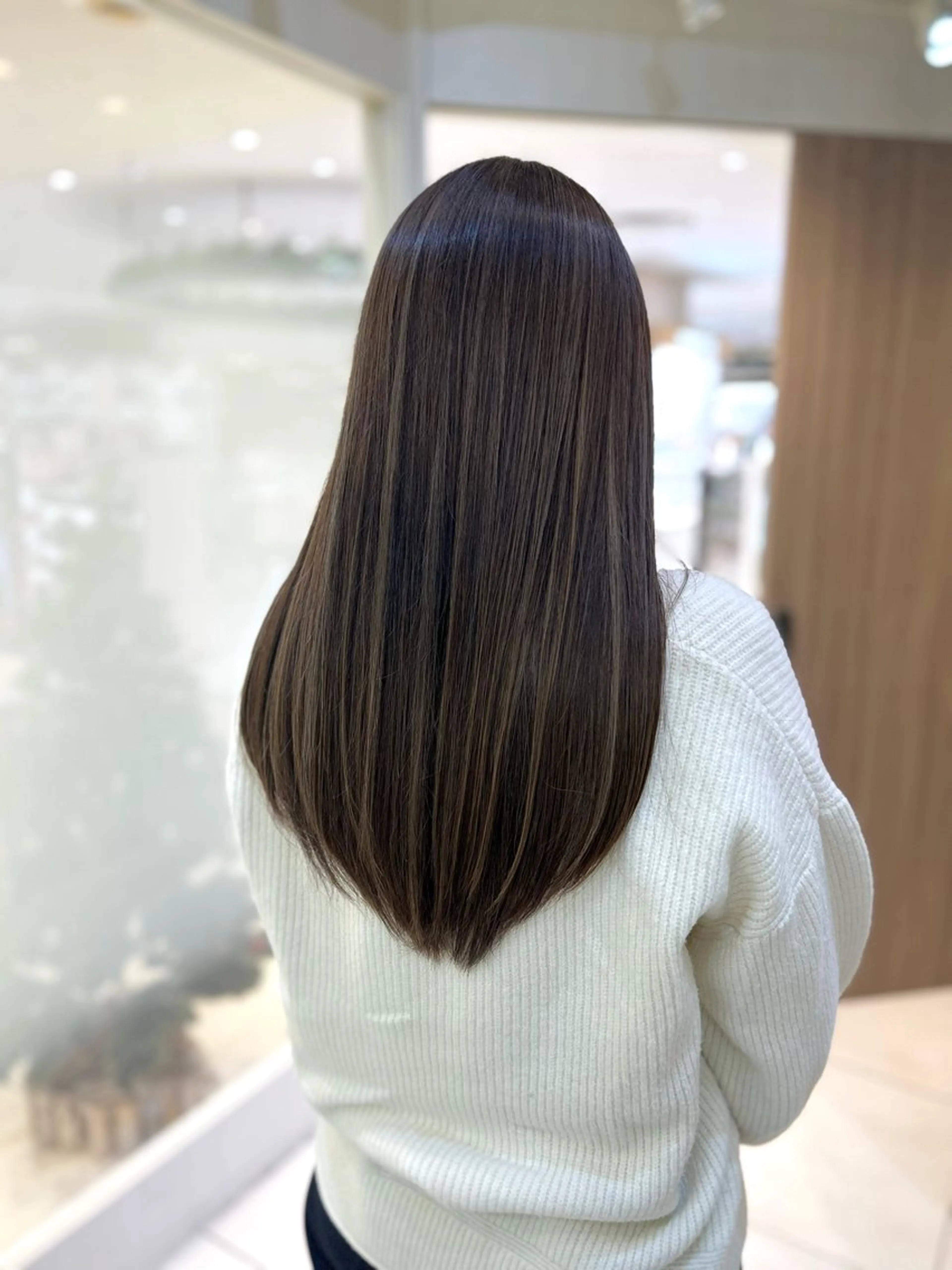 ロング カラー カット ヘアカラー トリートメント 似合わせカラー/艶 髪質改善/ヨシザキのヘアスタイル