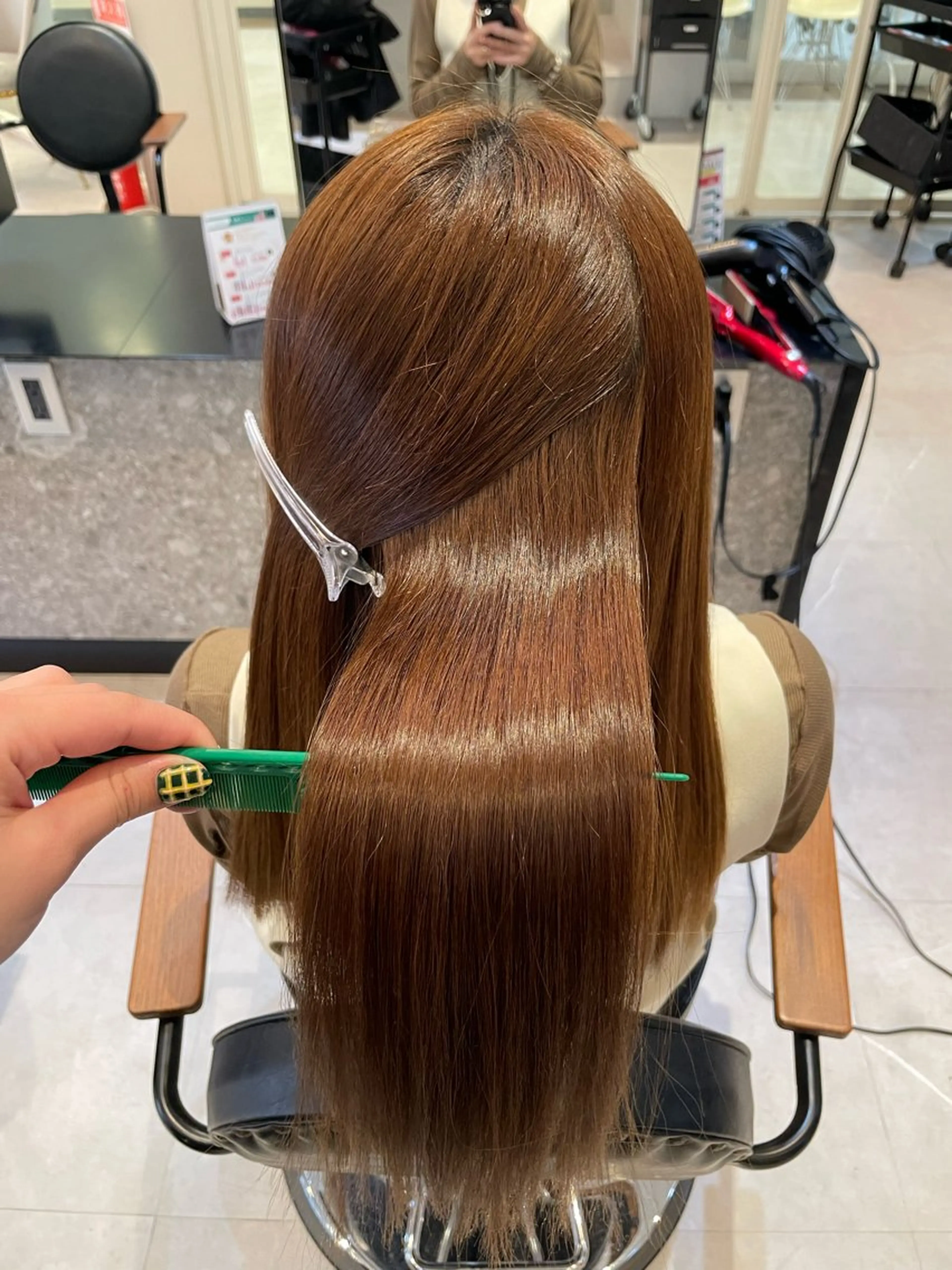 カット+縮毛矯正+トリートメント💖🕊️の写真