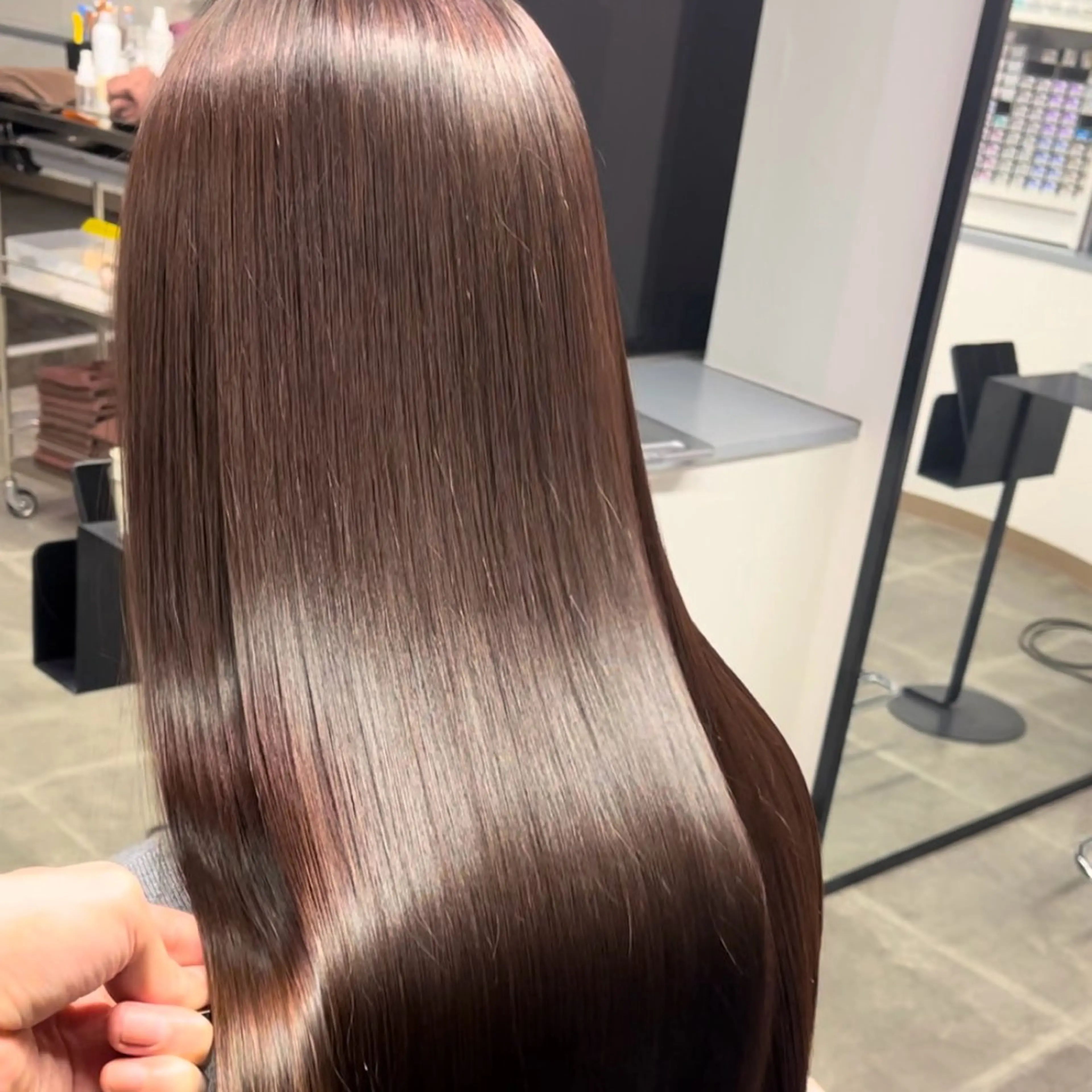 ロング カラー ブラウンカラー チョコレートブラウン 大田吏晃❤️‍🔥 美髪特化のヘアスタイル