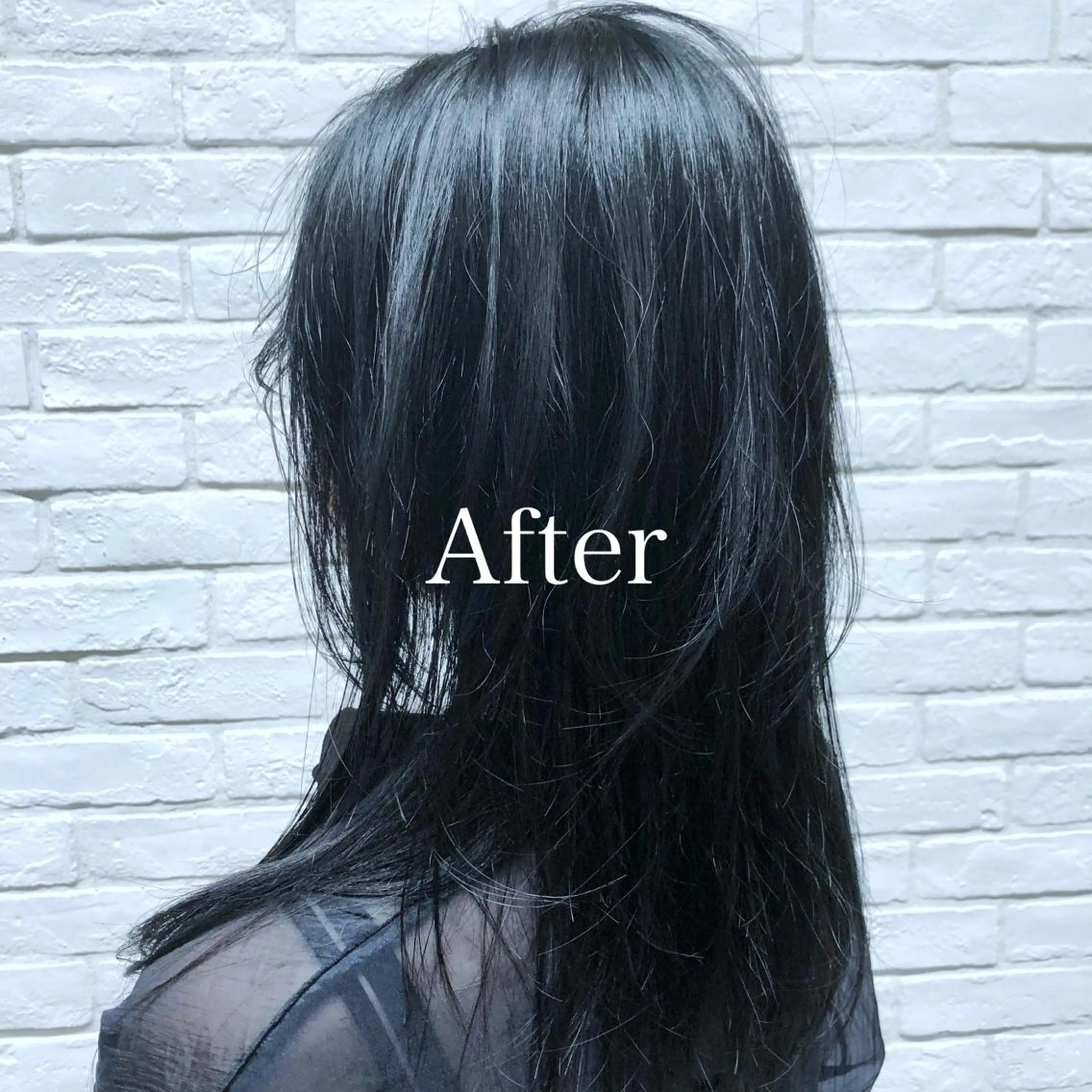 ロング カラー 黒髪 レディースヘア💫 加藤たいが🐯のヘアスタイル