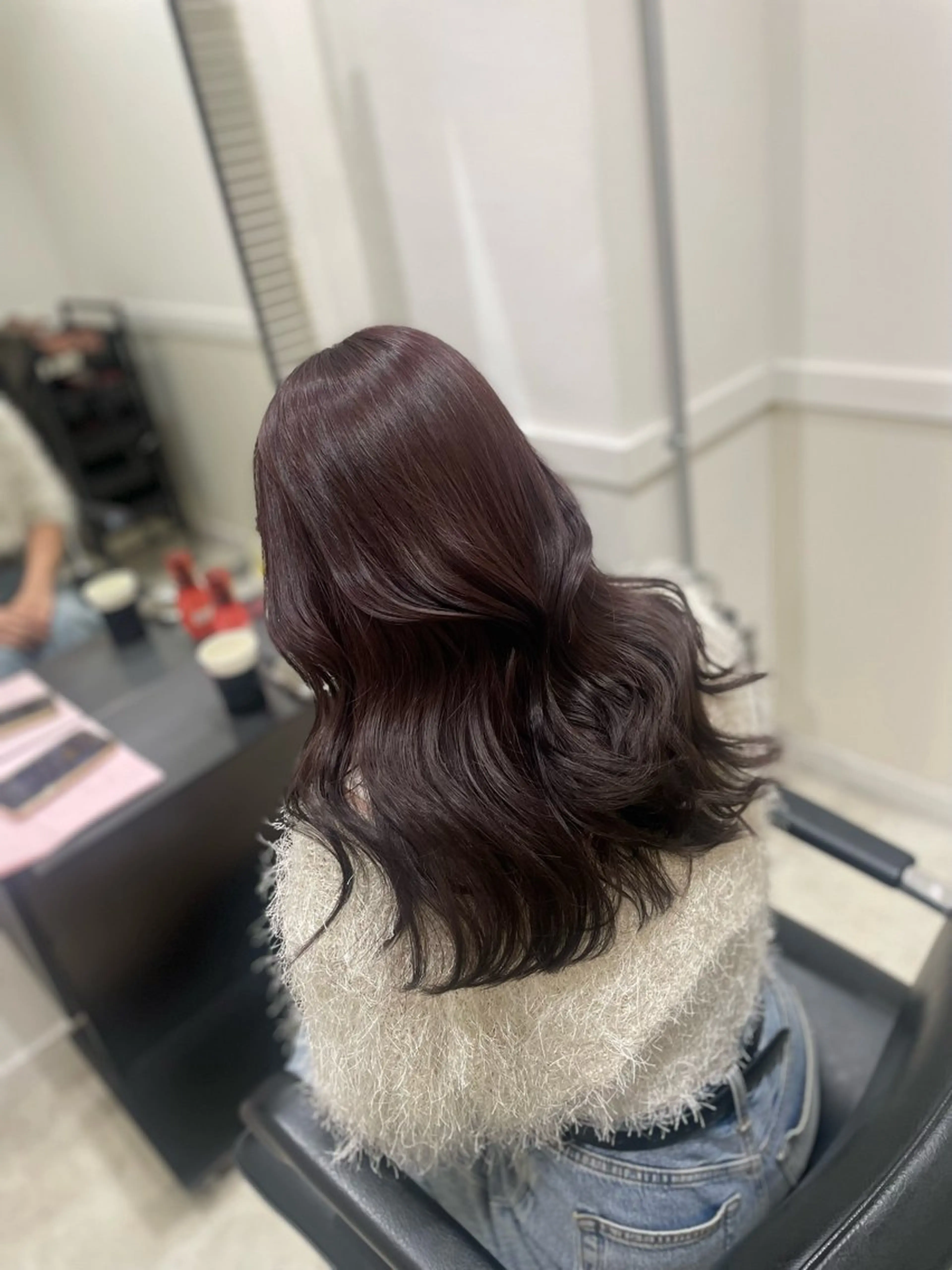 セミロング 🤍韓国トレンド ヘア🤍miku🤍のヘアスタイル