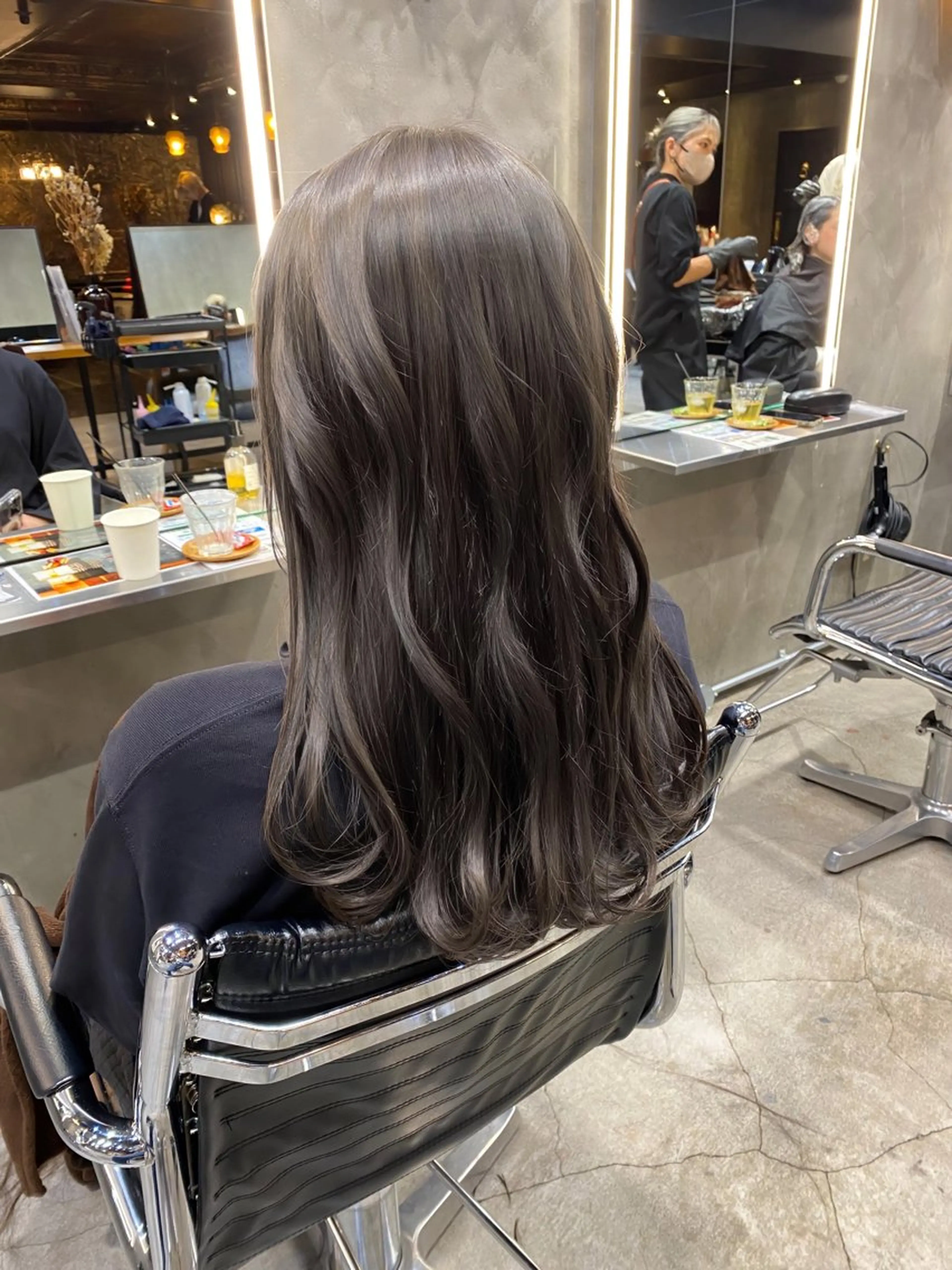 カラー 透明感カラー グレージュ カット ヘアカラー トリートメント Ms.CHARM所属・透明感カラー🌿 グレージュ🐺陽介のヘアスタイル