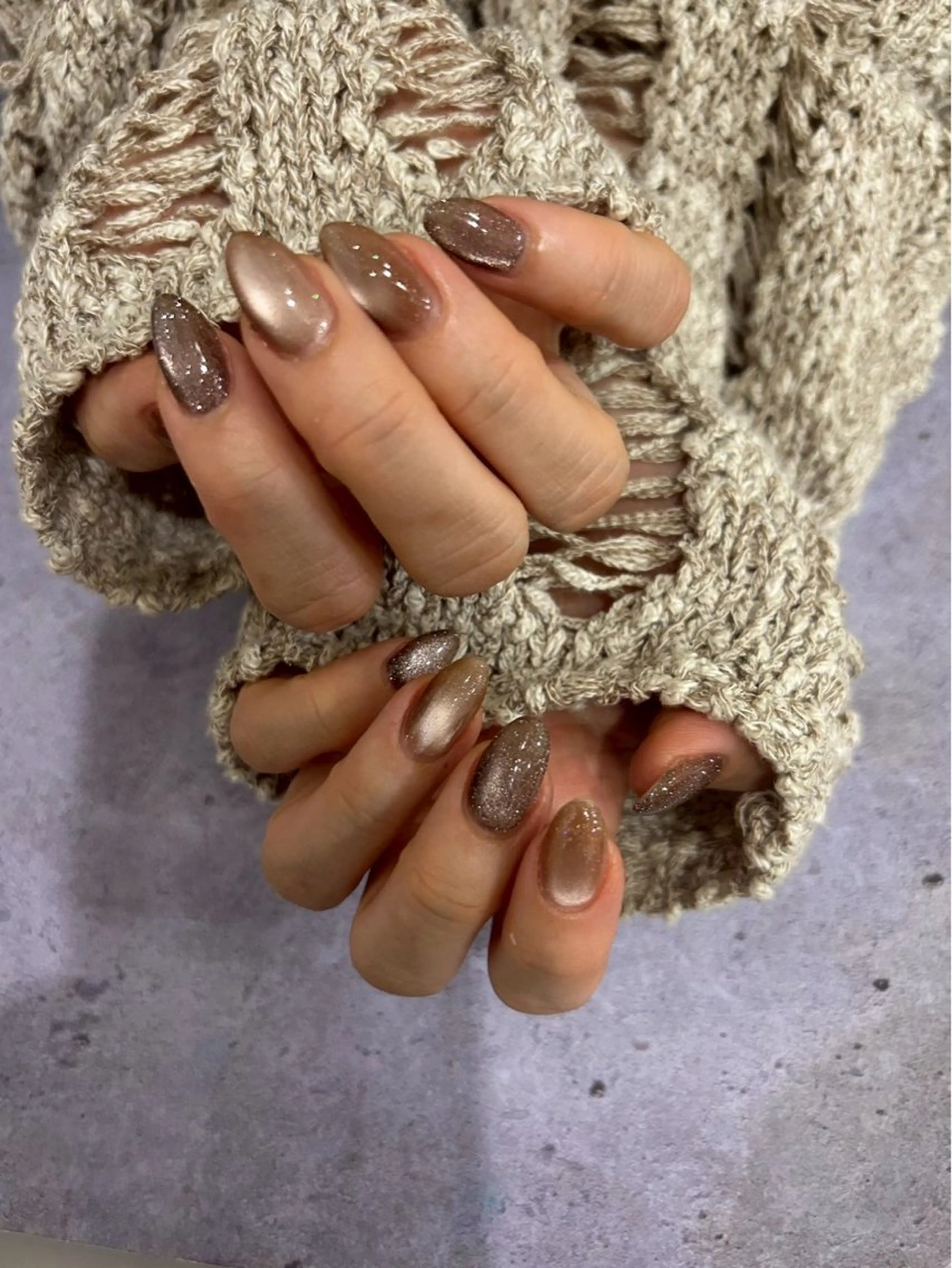 ネイル マグネットネイル ハンドネイル riri. nail salonのネイルデザイン