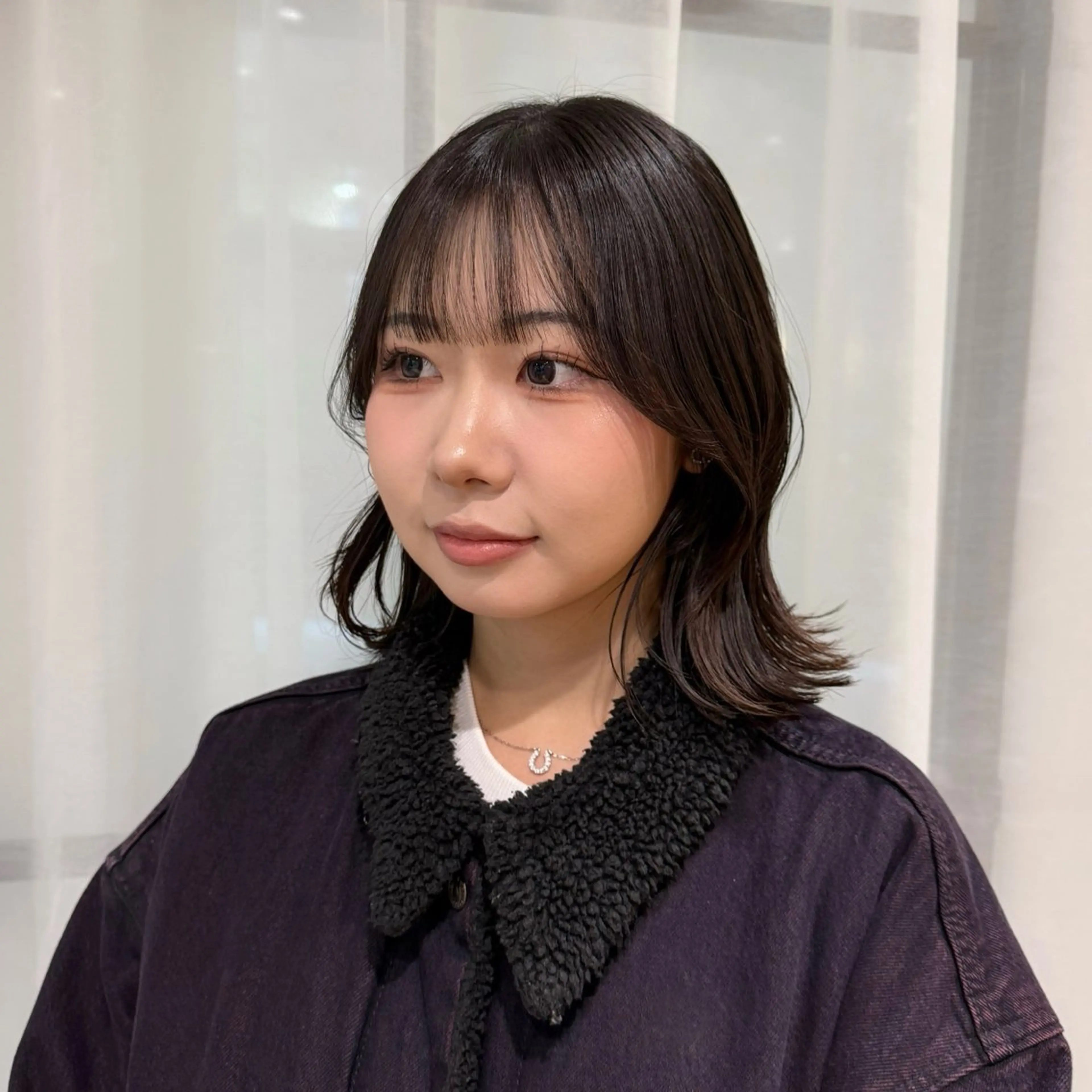 ミディアム ボブ くびれヘア レイヤーカット カット Lumier de mashu所属・nana/ボブ/ レイヤー/メンズのヘアスタイル